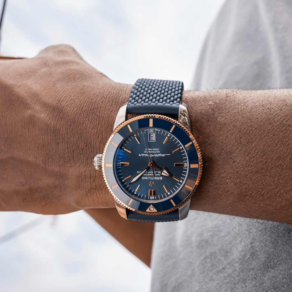 Breitling superocean heritage 42 rose gold cheap