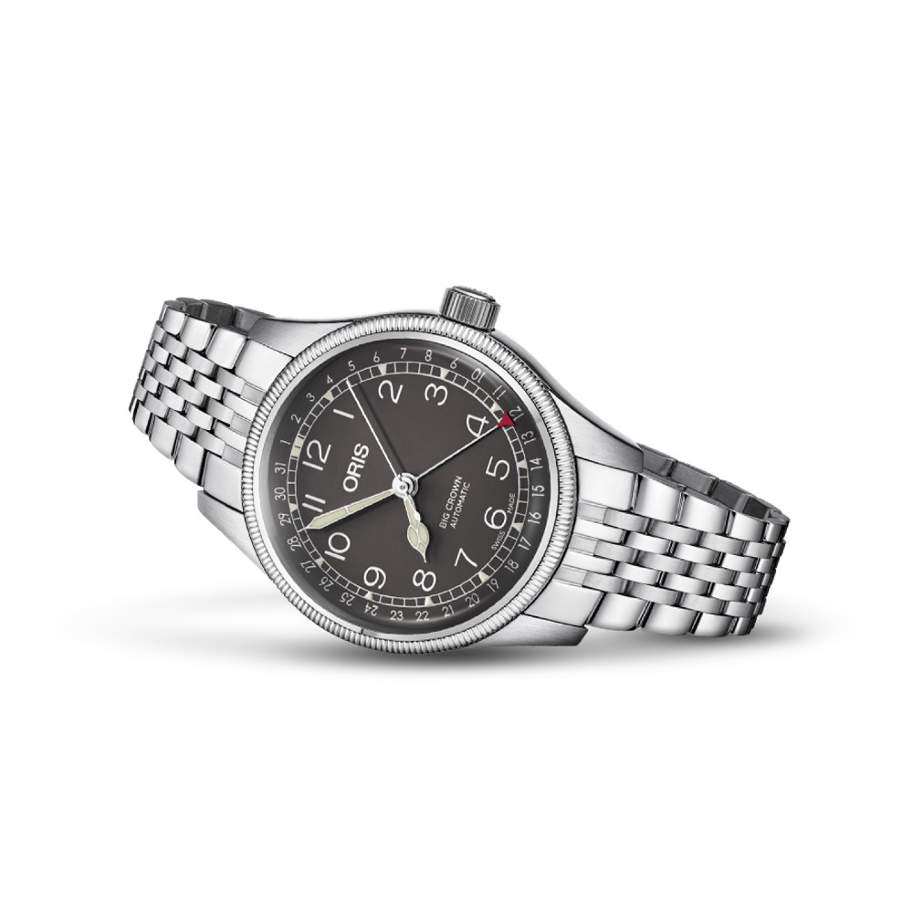 Oris big crown 2025 pointer date steel