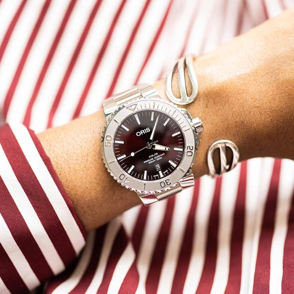 Oris date outlet relief