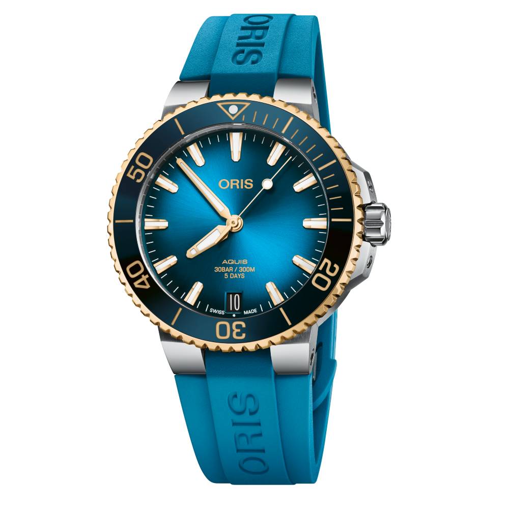 AQUIS DATE CALIBRE 400 Ref 01 400 7769 6357 07 4 22 77FC Oris