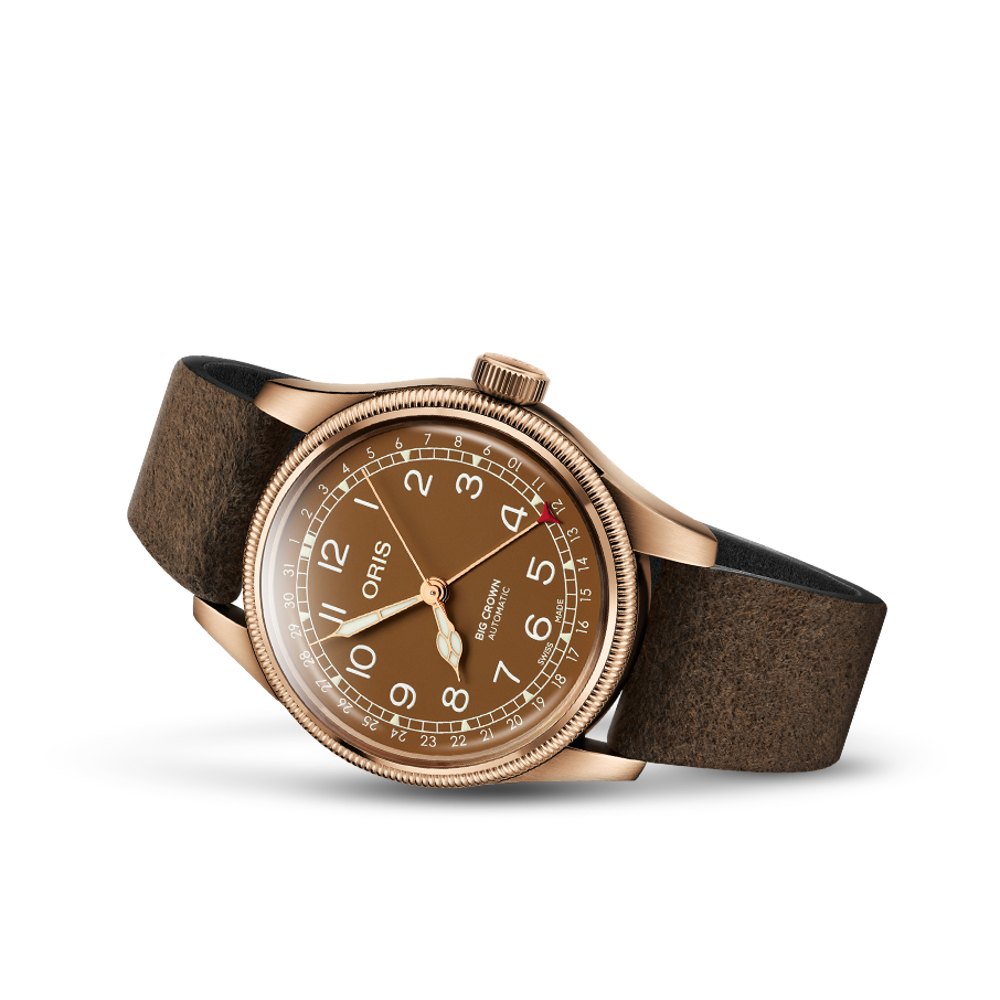 Oris big crown discount pointer date bronze