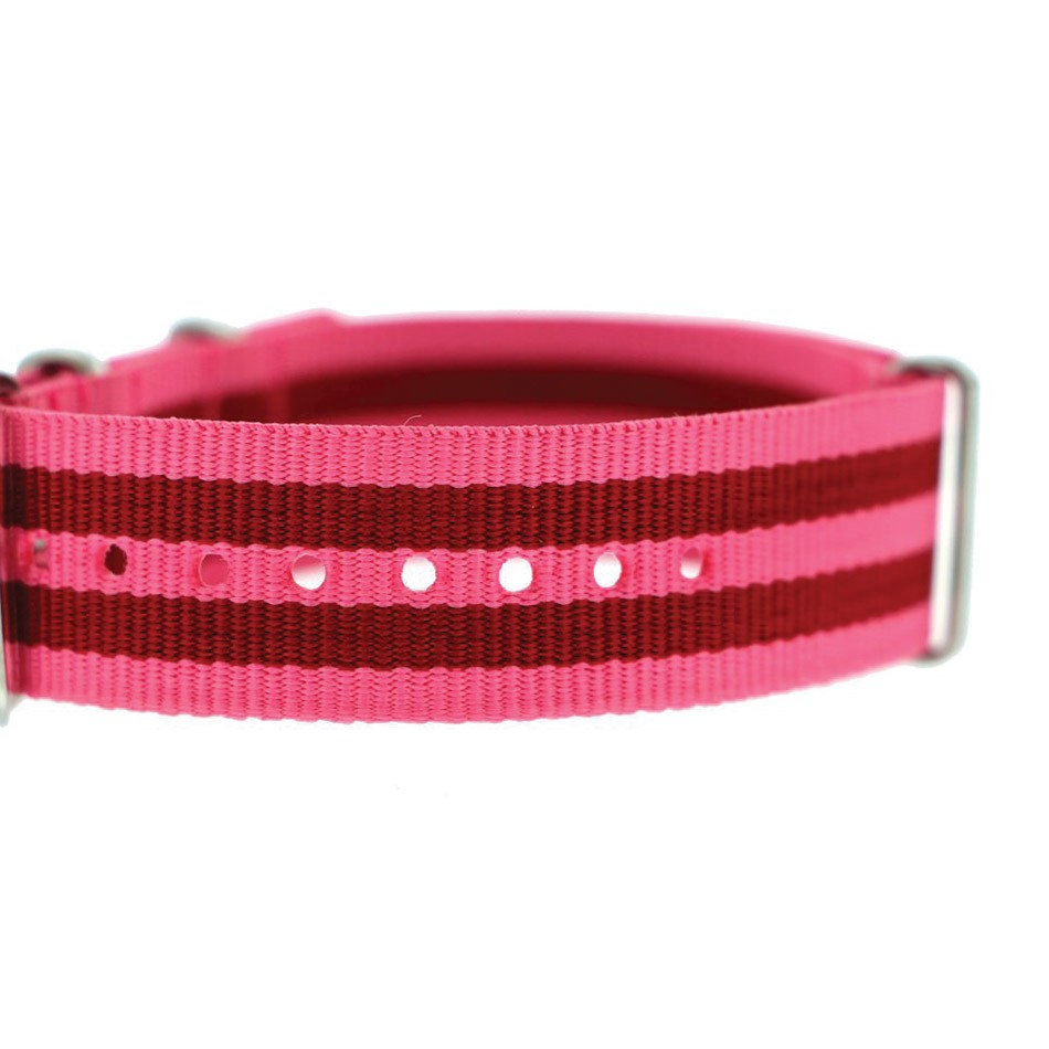 bracelet-nato-james-bond-rose-rouge-2