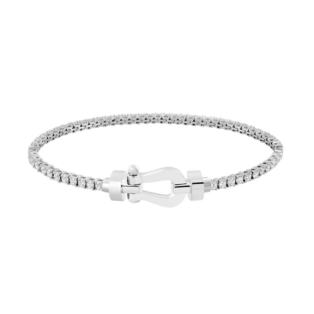 Fred Force 10 Series 18K White Gold With Gems Bracelet 0B0155