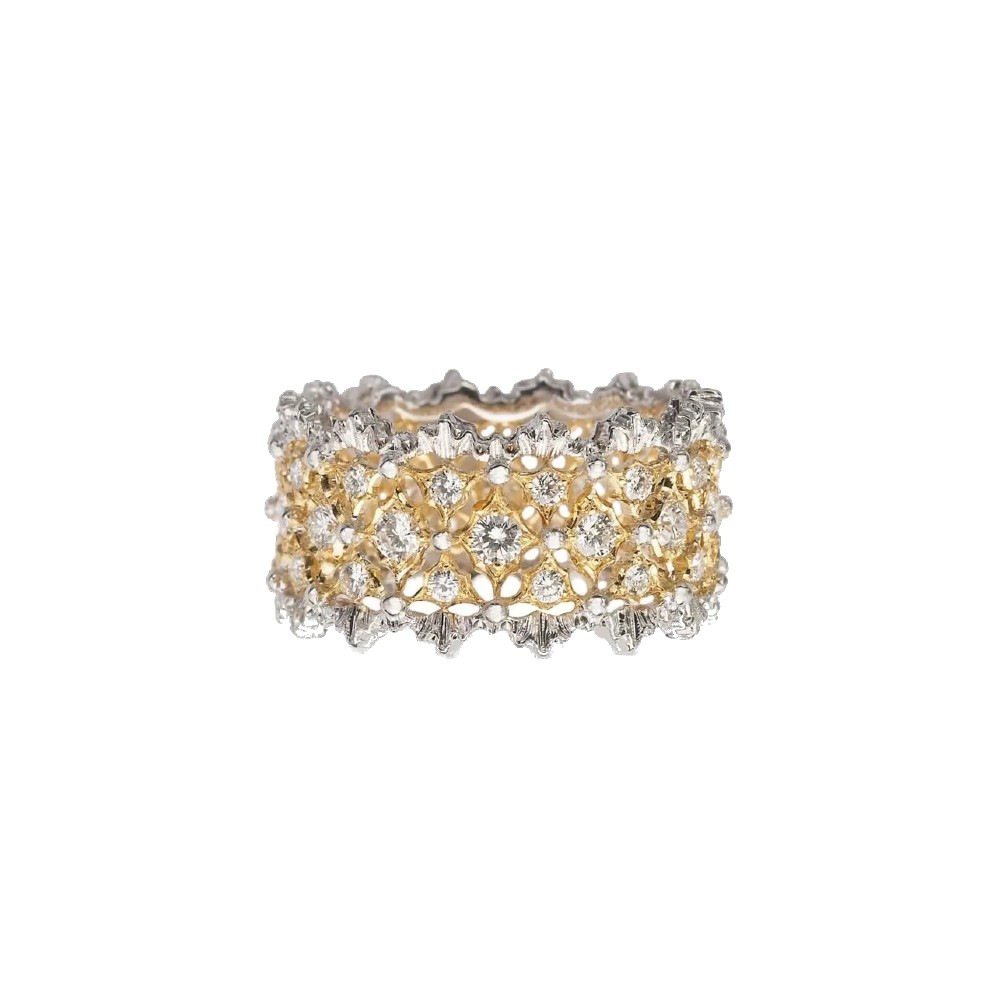 Buccellati Opera High Jewelry 18K Yellow Gold Diamond Ring