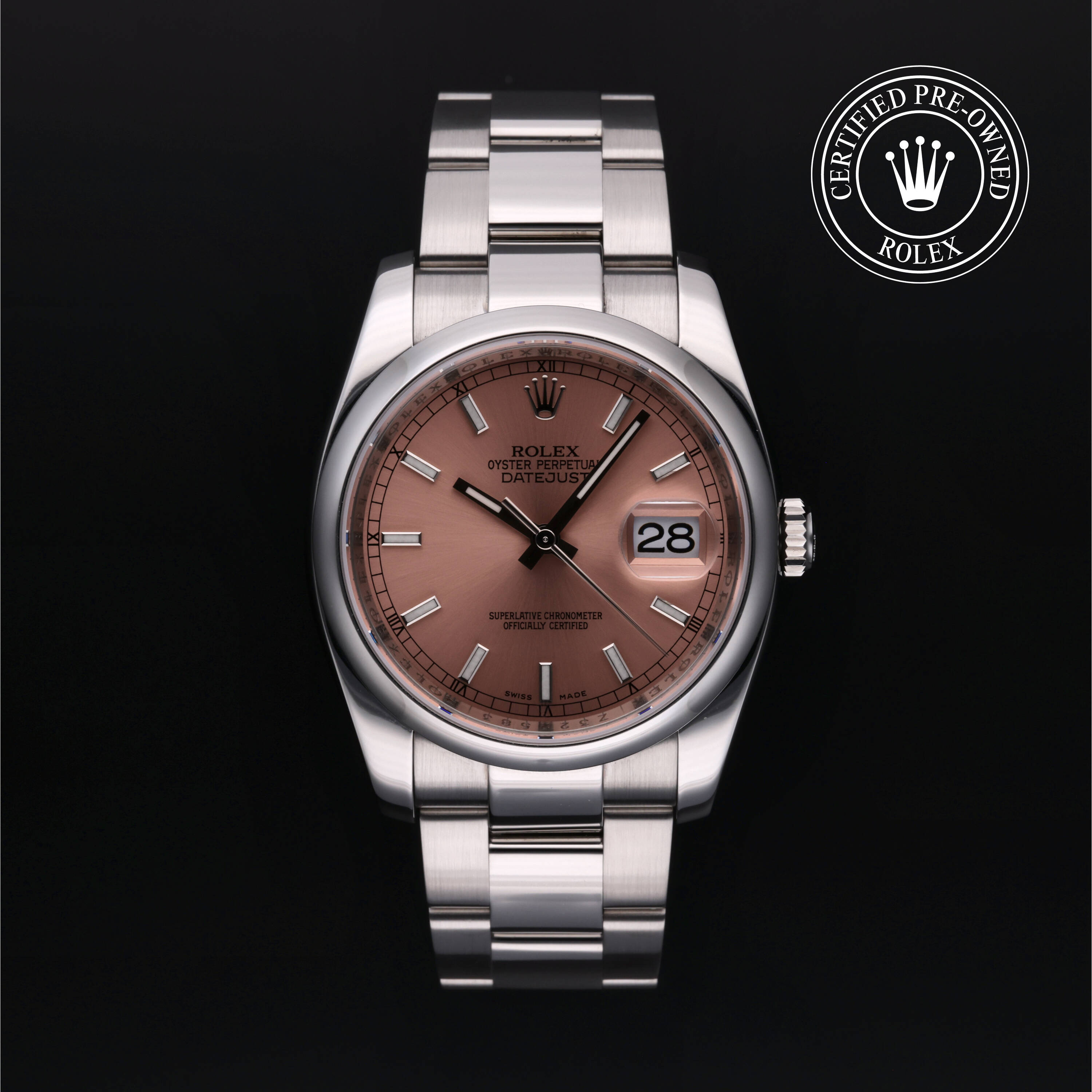 Rolex Certified Pre Owned Datejust 36 2007, 36 mm, Acier