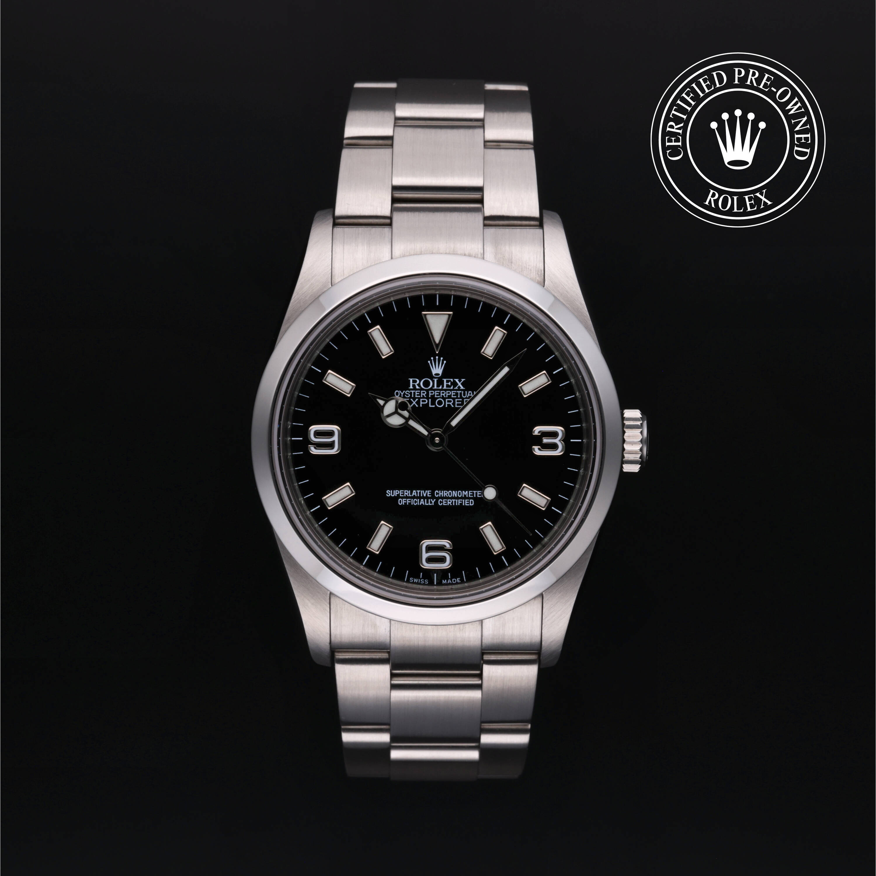 Rolex Certified Pre Owned Explorer 36 2007, 36 mm, Acier