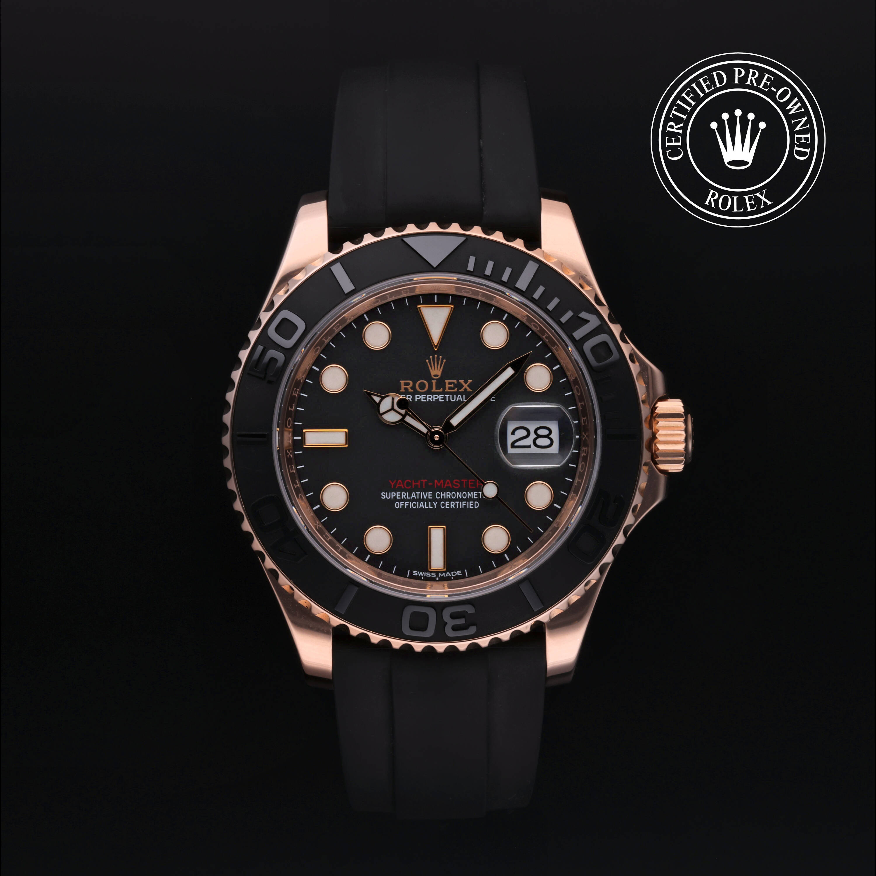 Rolex Certified Pre Owned Yacht-Master 40 2017, 40 mm, Or 18 Carat Rouge