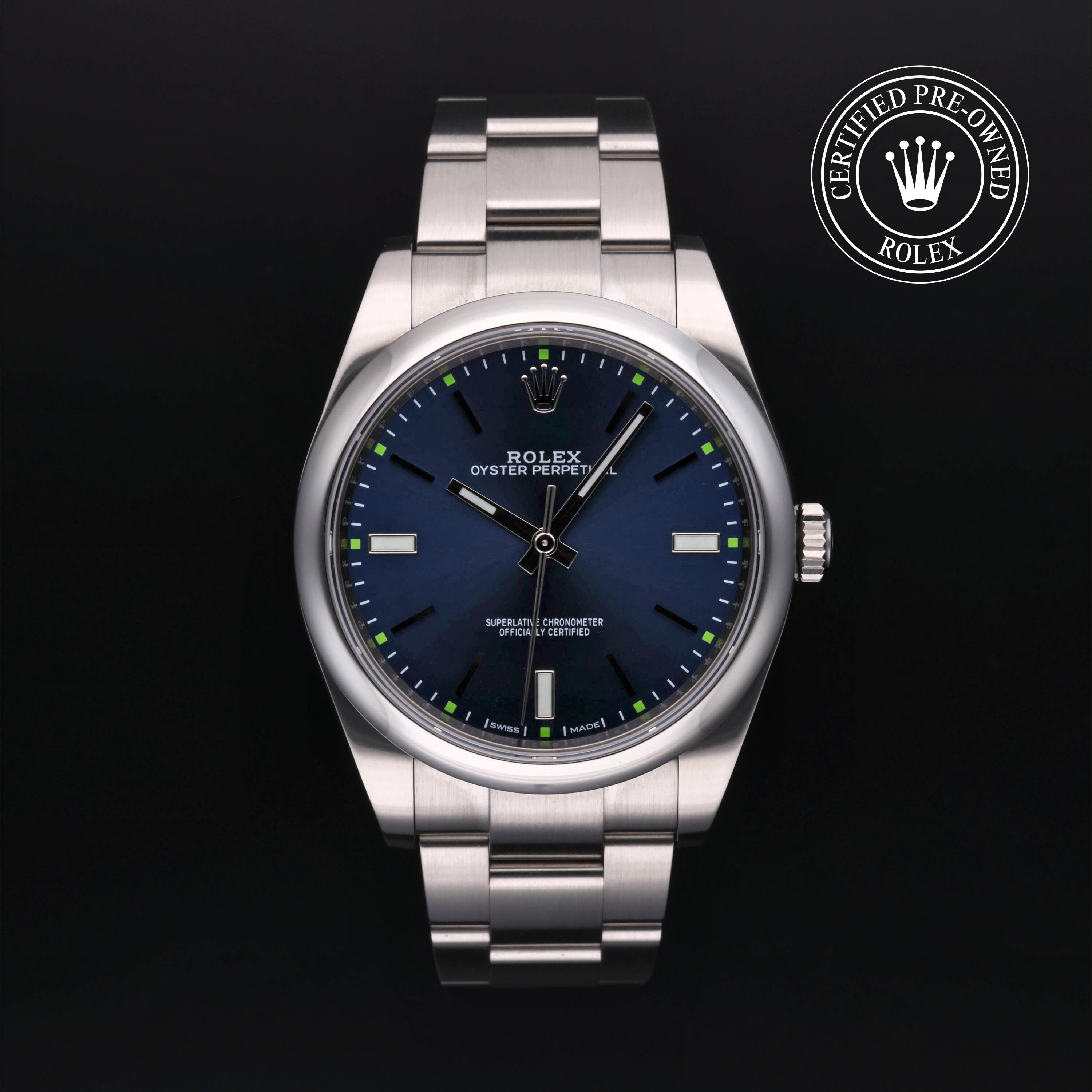 Rolex Certified Pre Owned Oyster Perpetual 39 2018, 39 mm, Acier