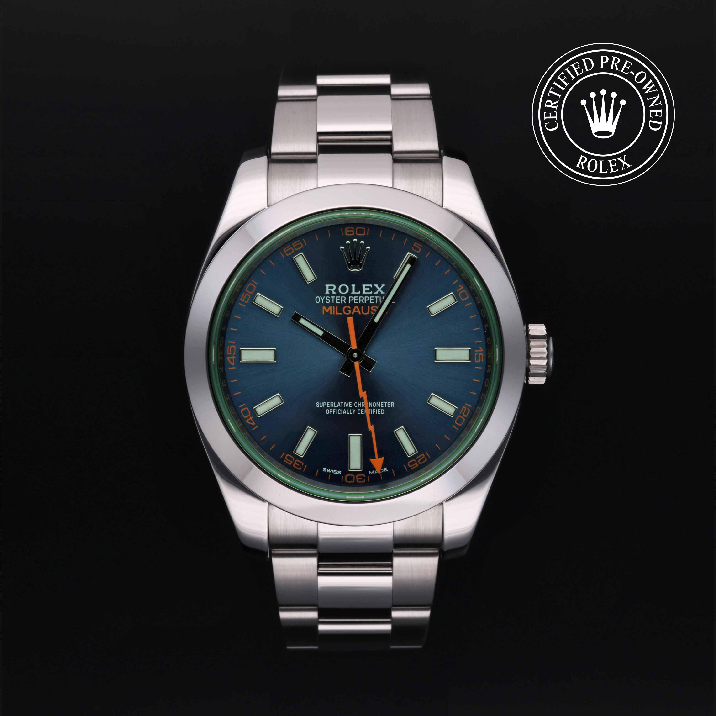 Rolex Certified Pre Owned Milgauss 2017, 40 mm, Steel