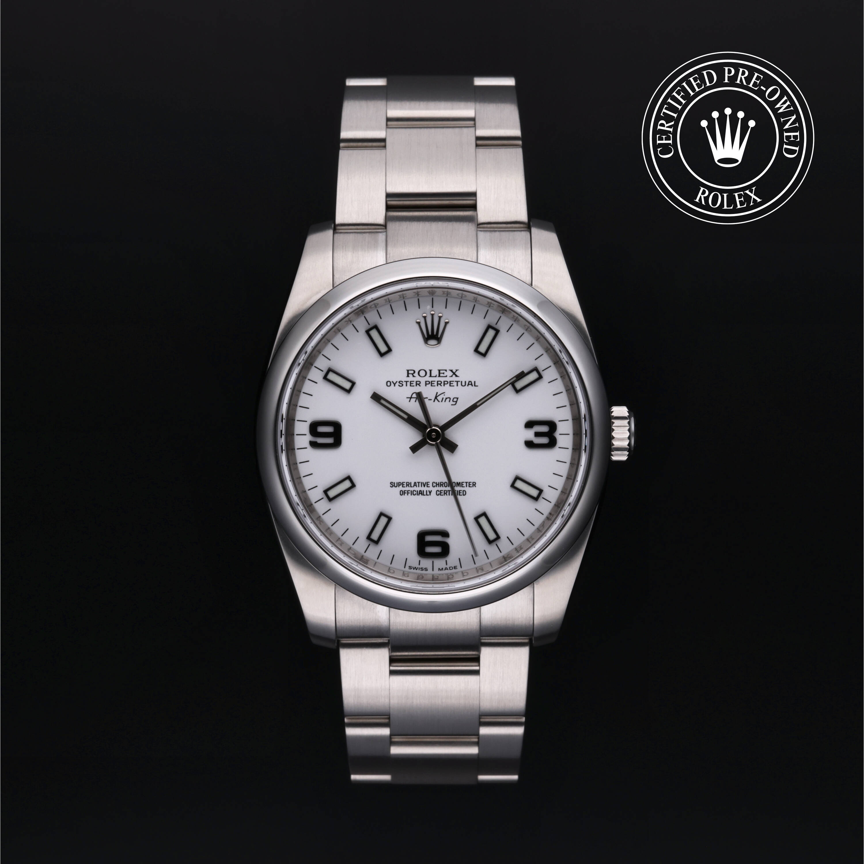 Rolex Certified Pre Owned Oyster Perpetual 34 2007, 34 mm, Steel