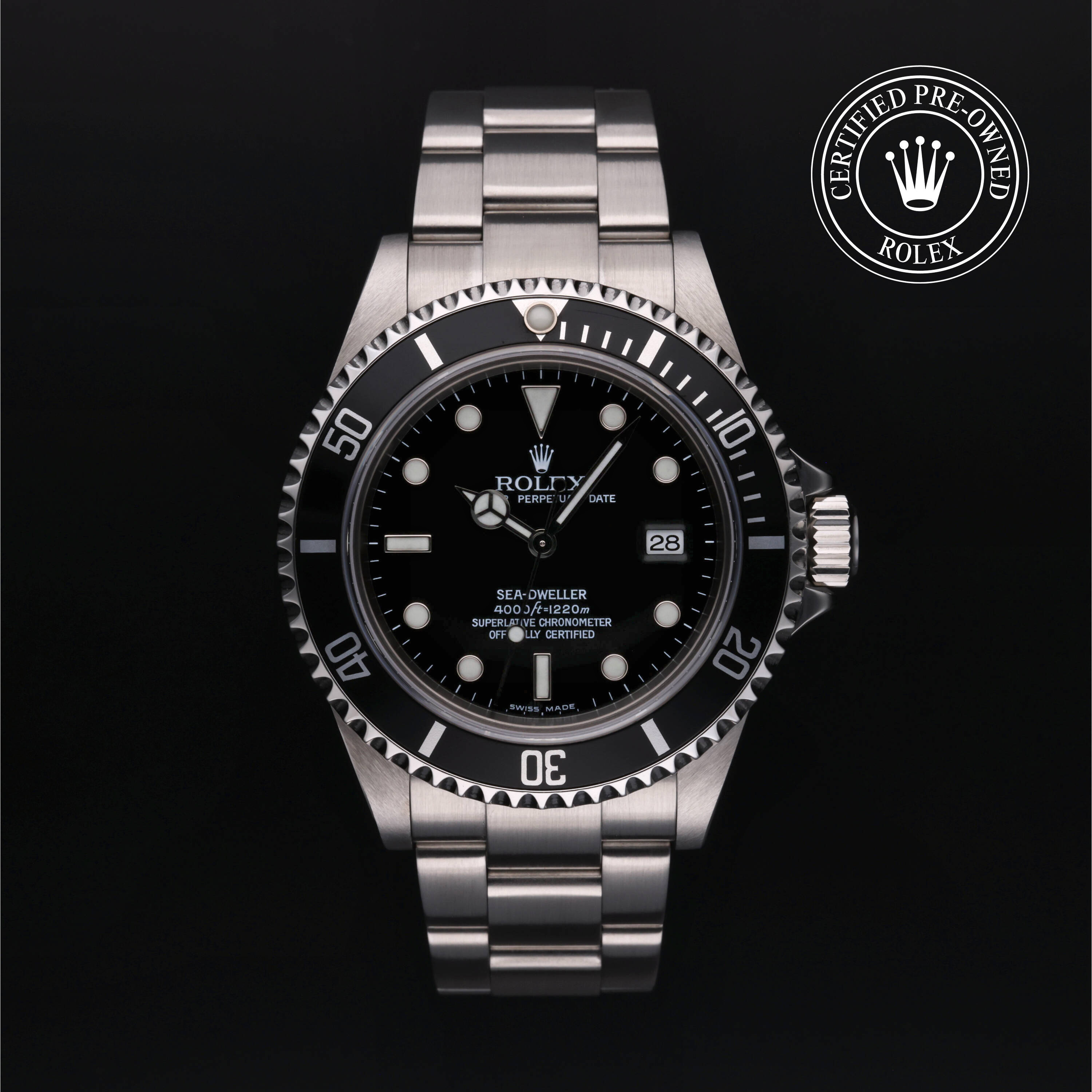 Rolex Certified Pre Owned Sea-Dweller 2004, 40 mm, Acier