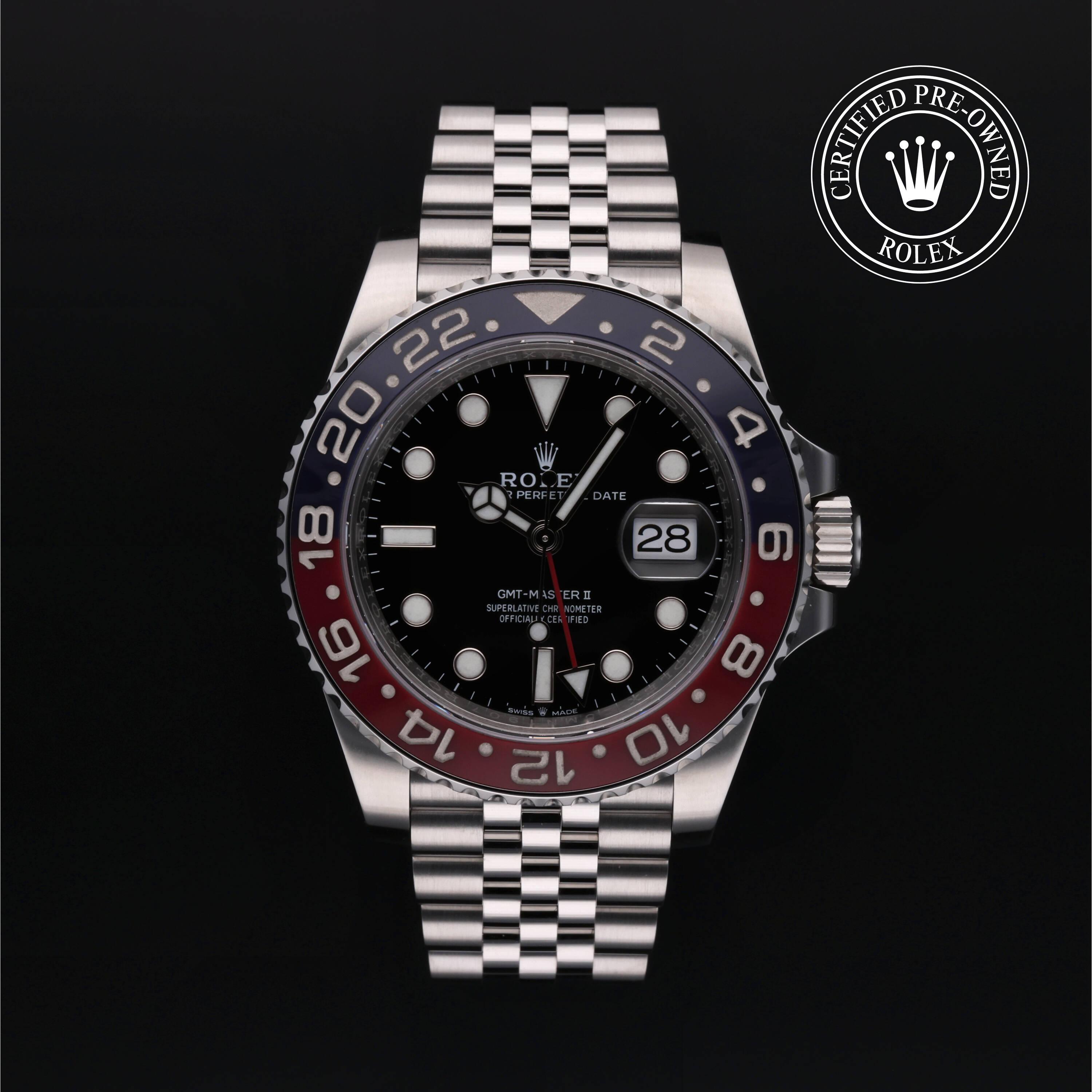 Rolex Certified Pre Owned GMT-Master II 2019, 40 mm, Steel