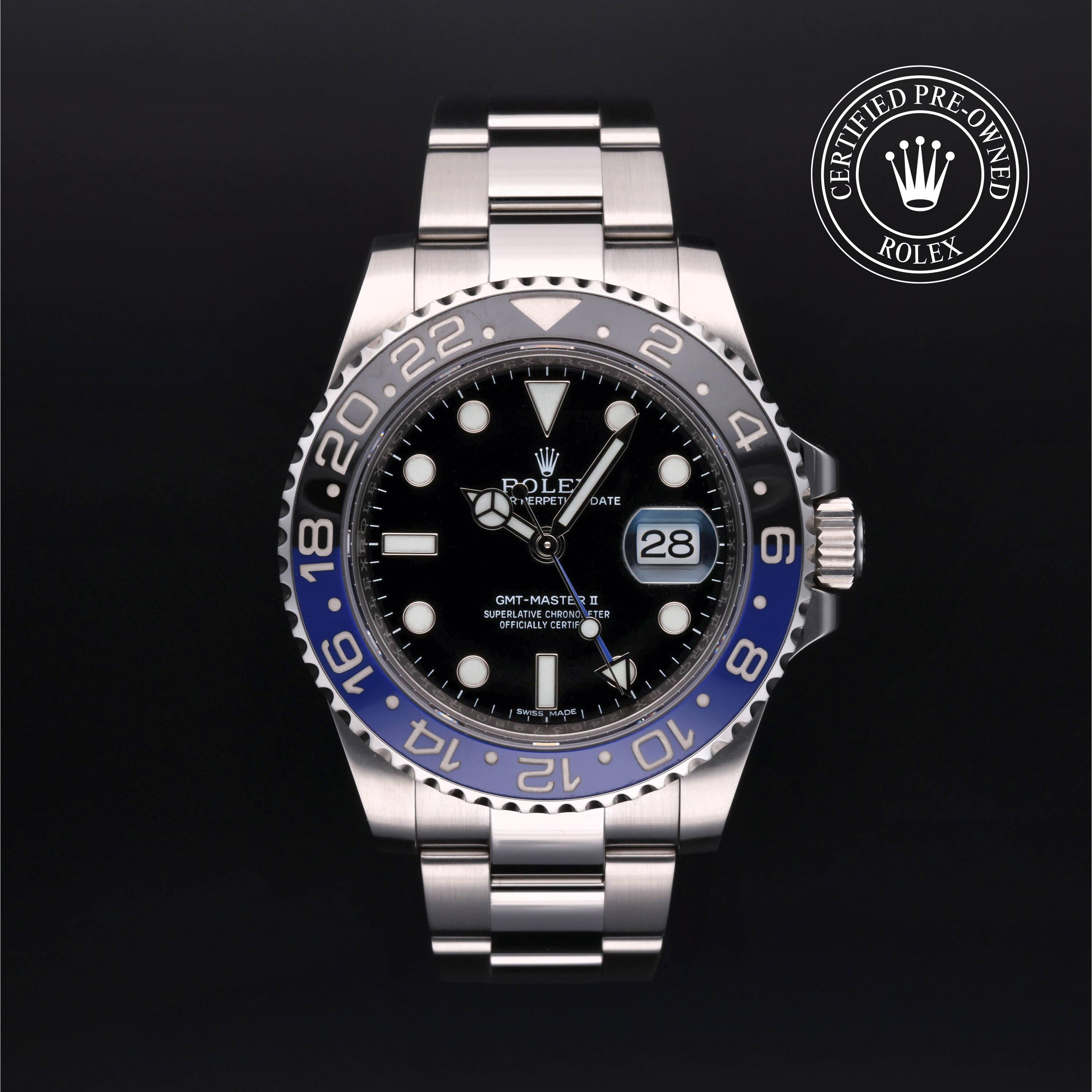 Rolex Certified Pre Owned GMT-Master II 2015, 40 mm, Acier