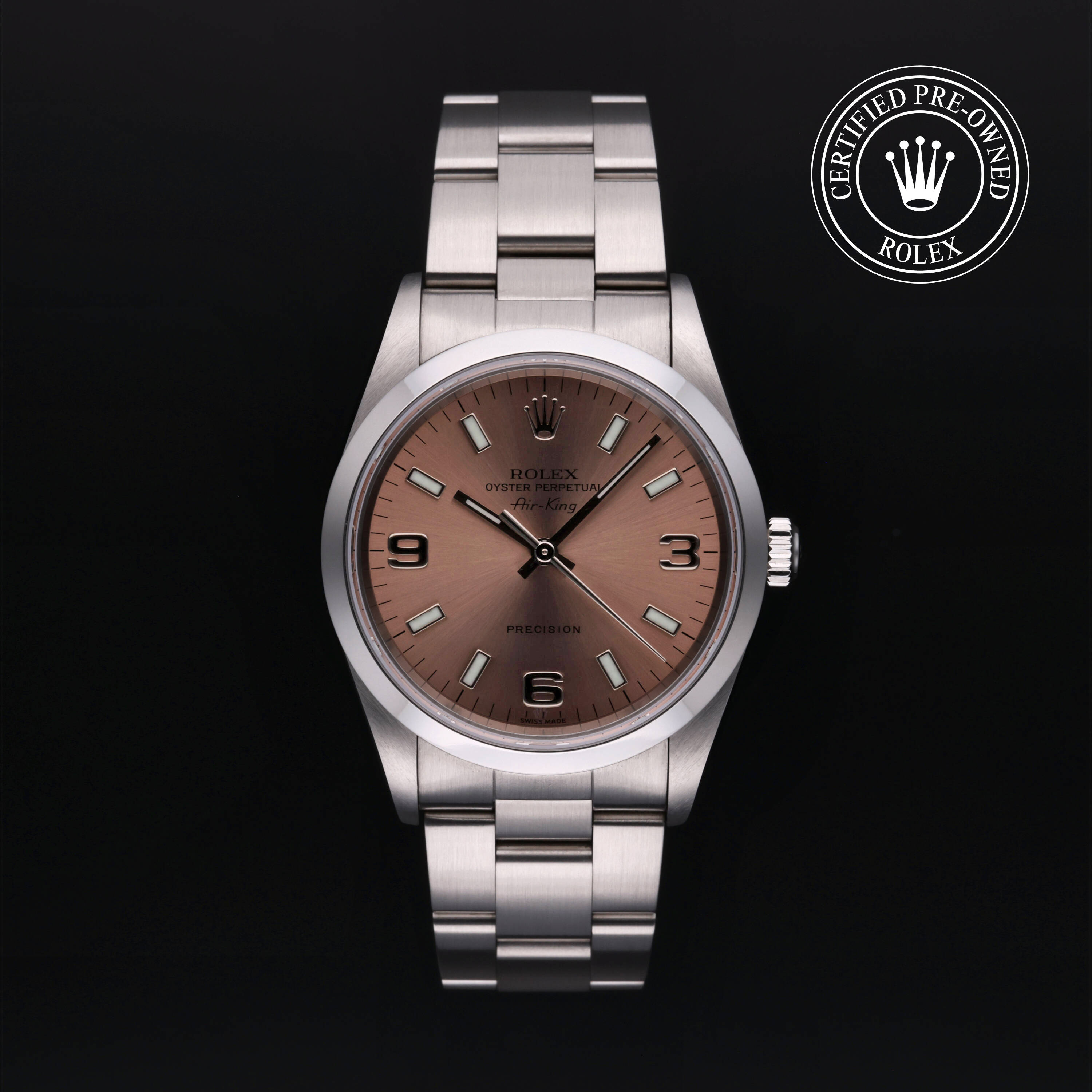 Rolex Certified Pre Owned Oyster Perpetual  34 2001, 34 mm, Steel