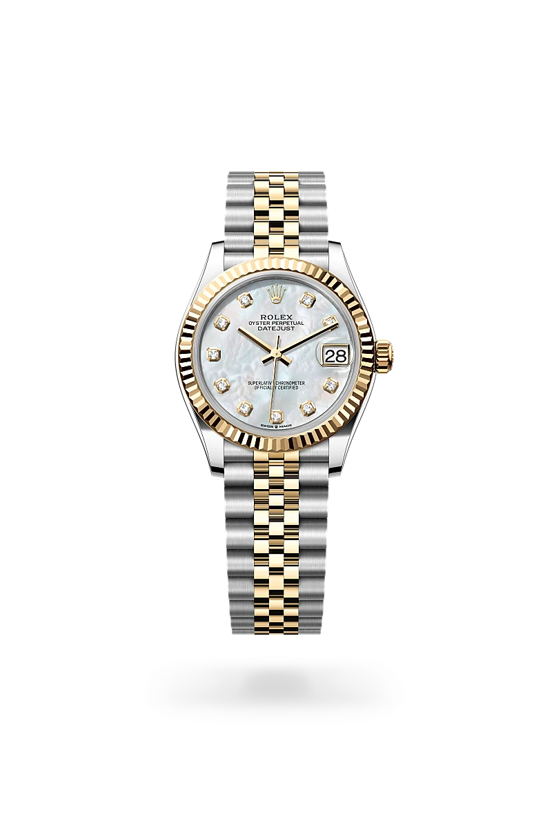 Rolex Datejust 31 Oyster, 31 mm, acier Oystersteel et or jaune