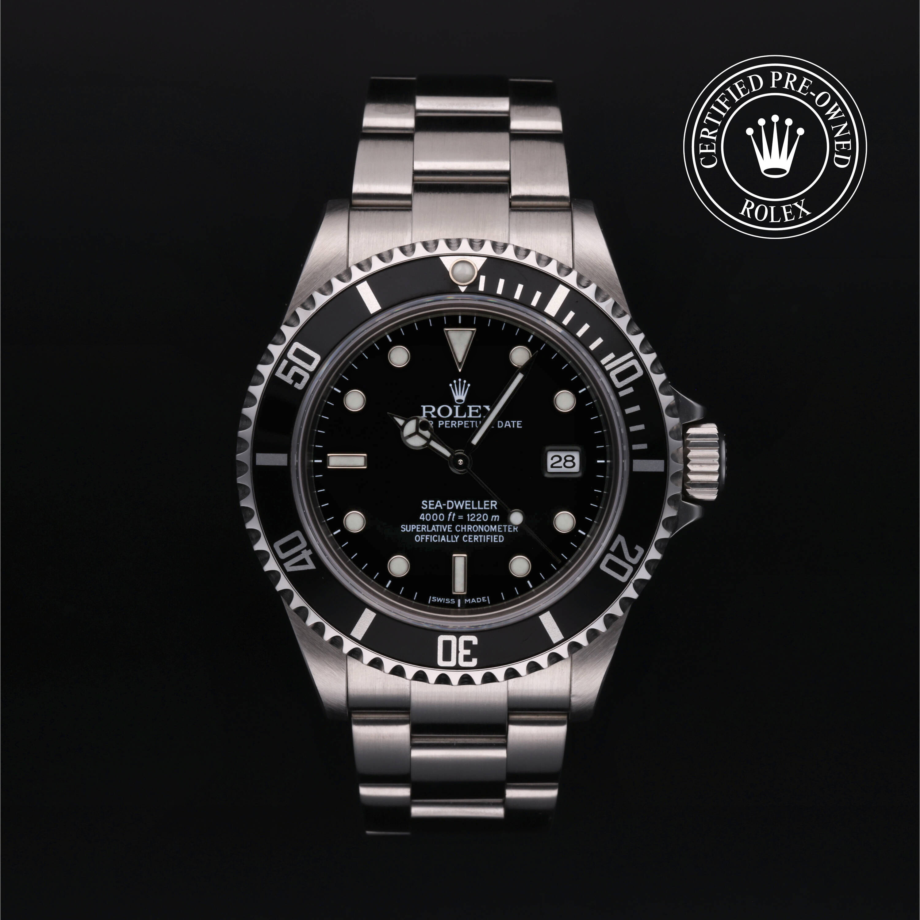 Rolex Certified Pre Owned Sea-Dweller 2005, 40 mm, Acier