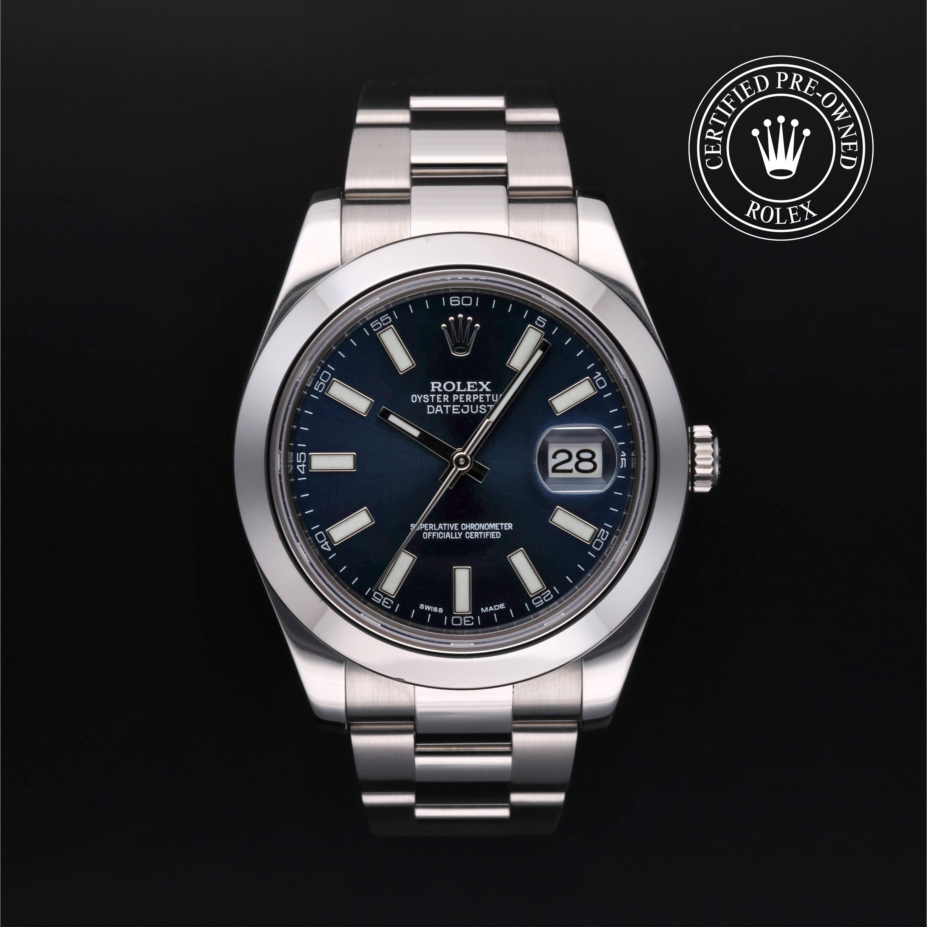 Rolex Certified Pre Owned Datejust II 2014, 41 mm, Acier