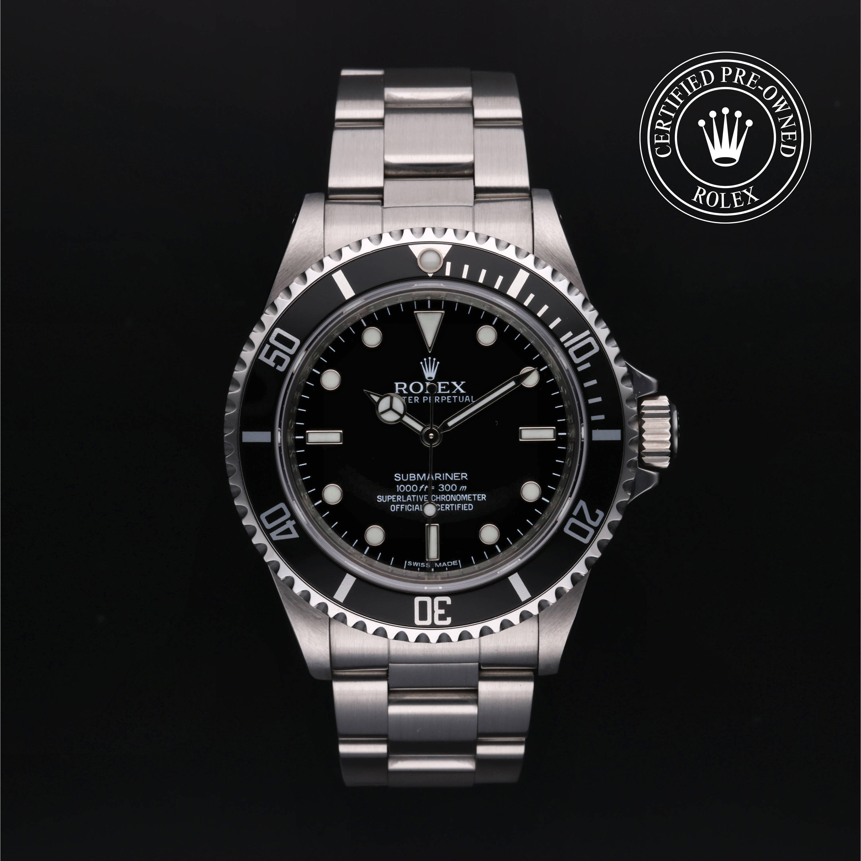Rolex Certified Pre Owned Submariner 2011, 40 mm, Acier