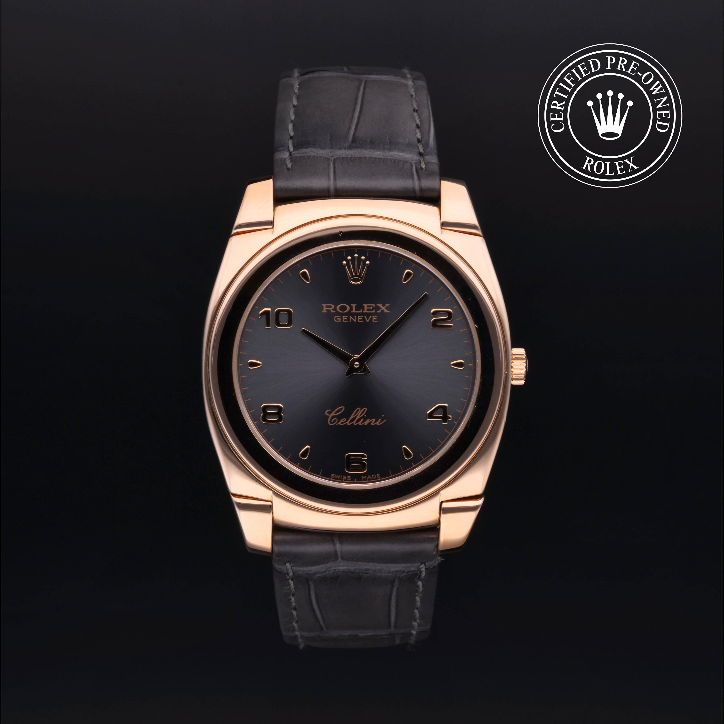 Rolex Certified Pre Owned Cellini Cestello 35 2001, 35 mm, Gold 18 Carat Red