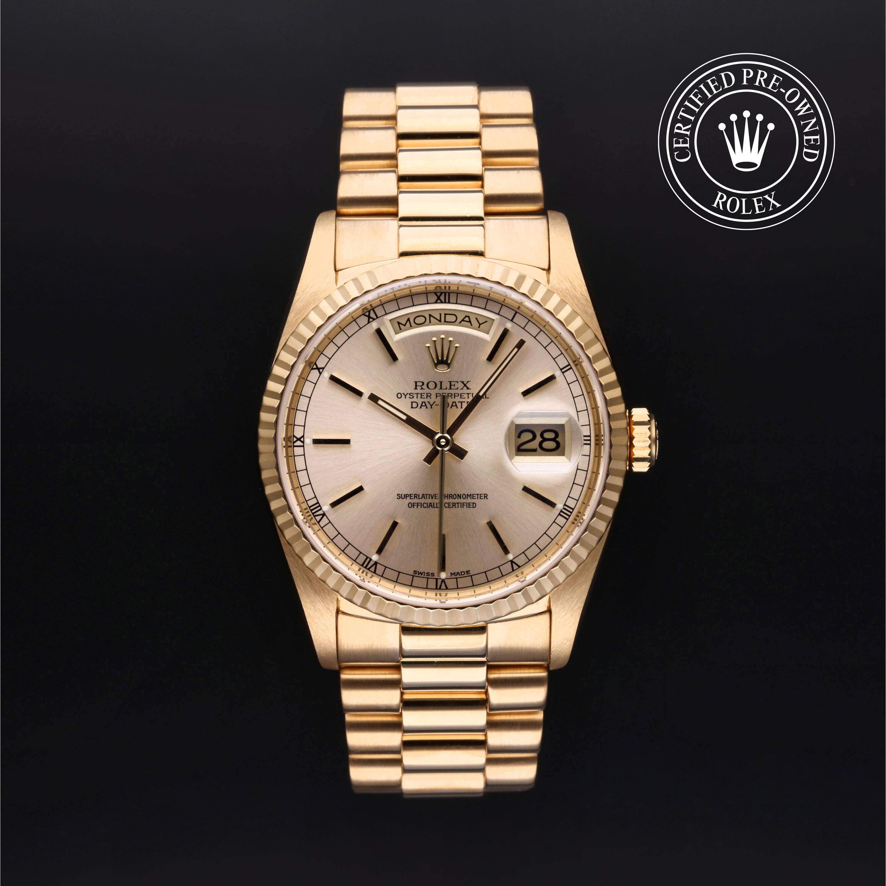 Rolex Certified Pre Owned Day-Date 36 1999, 36 mm, Gold 18 Carat Yellow