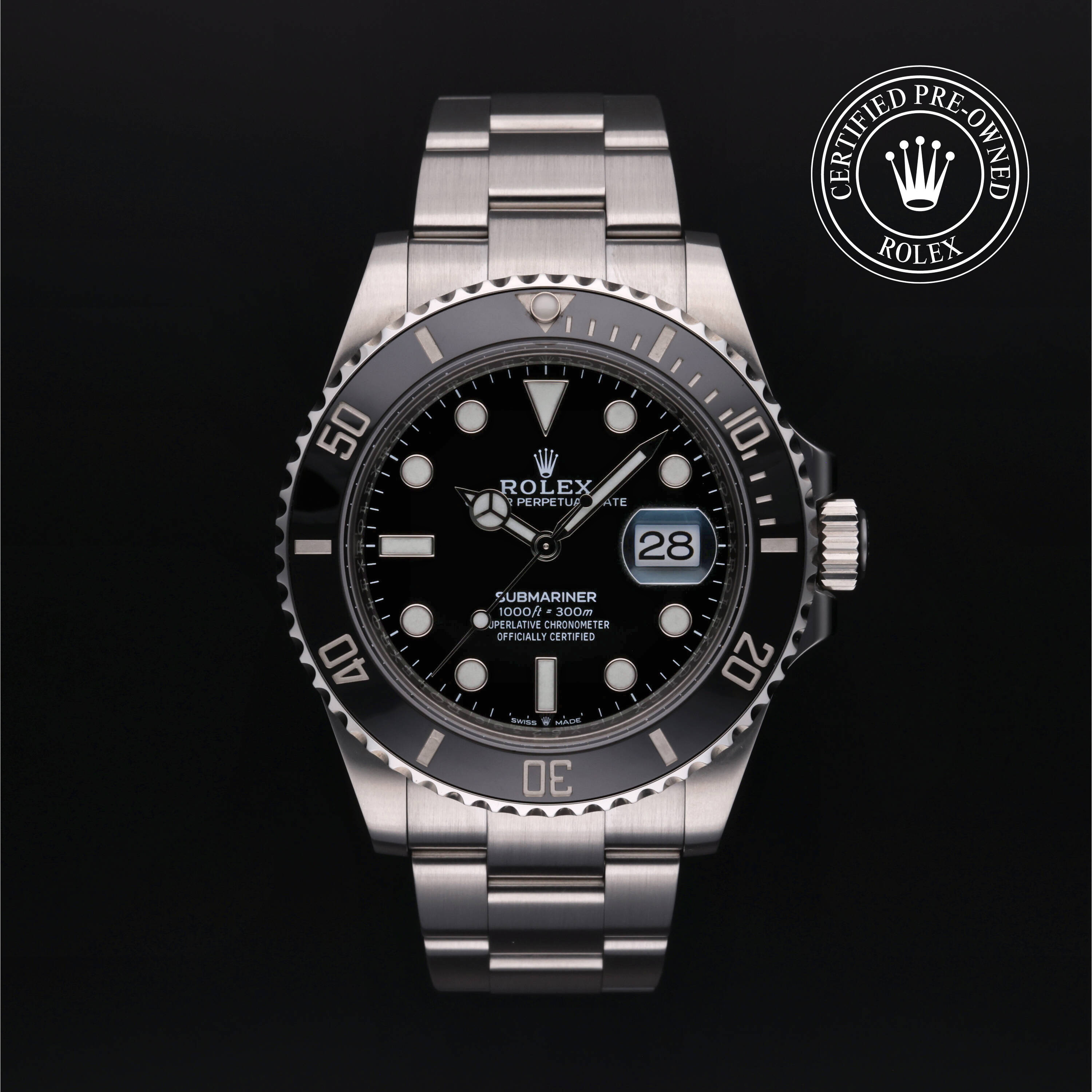 Rolex Certified Pre Owned Submariner Date 2021, 41 mm, Acier