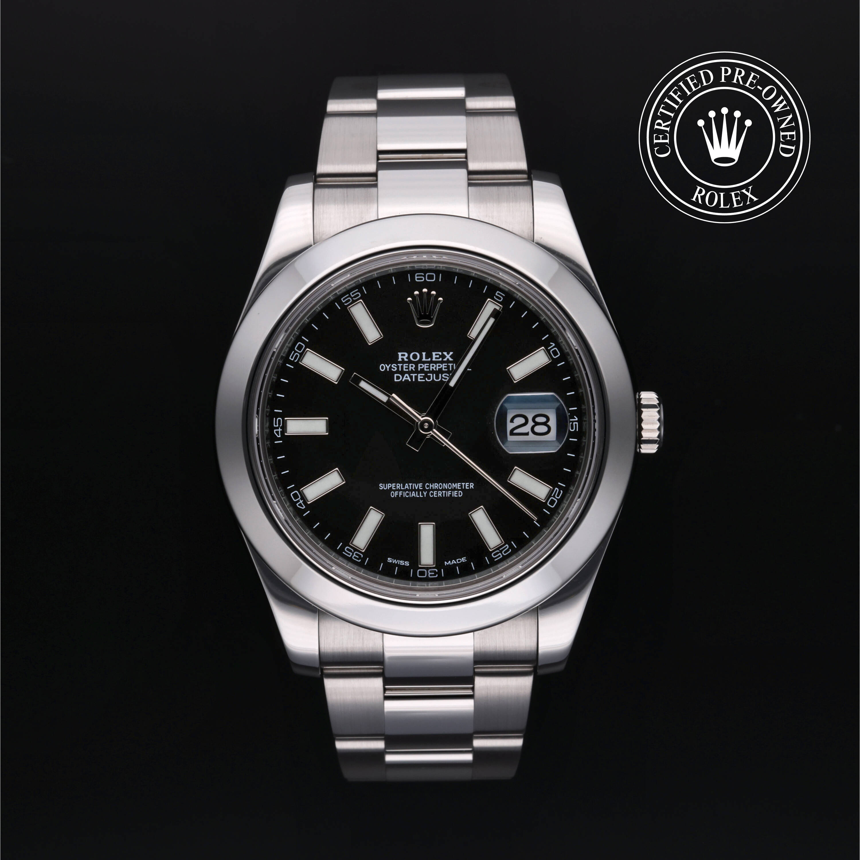 Rolex Certified Pre Owned Datejust II 2016, 41 mm, Acier