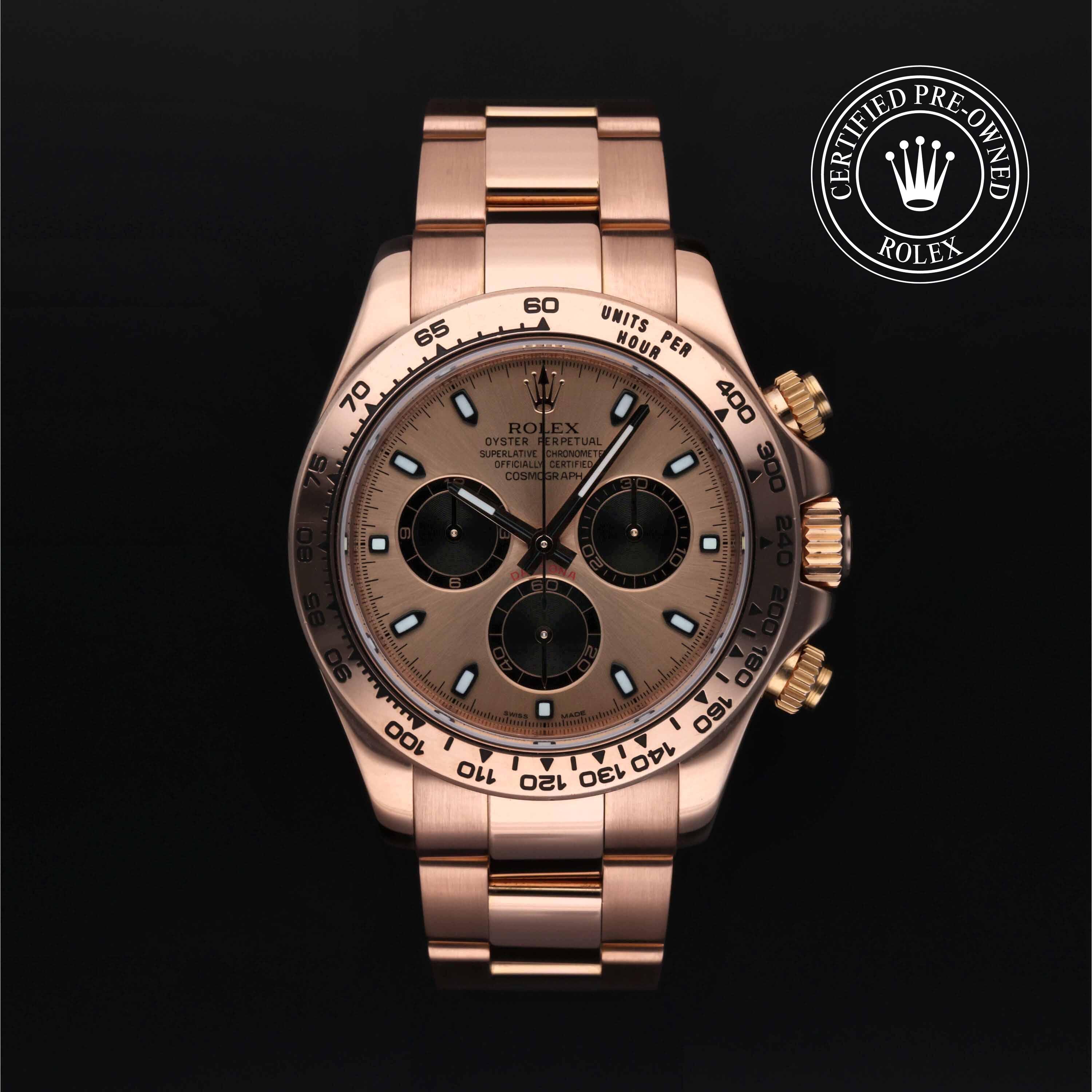 Rolex Certified Pre Owned Cosmograph Daytona 2011, 40 mm, Or 18 Carat Rouge