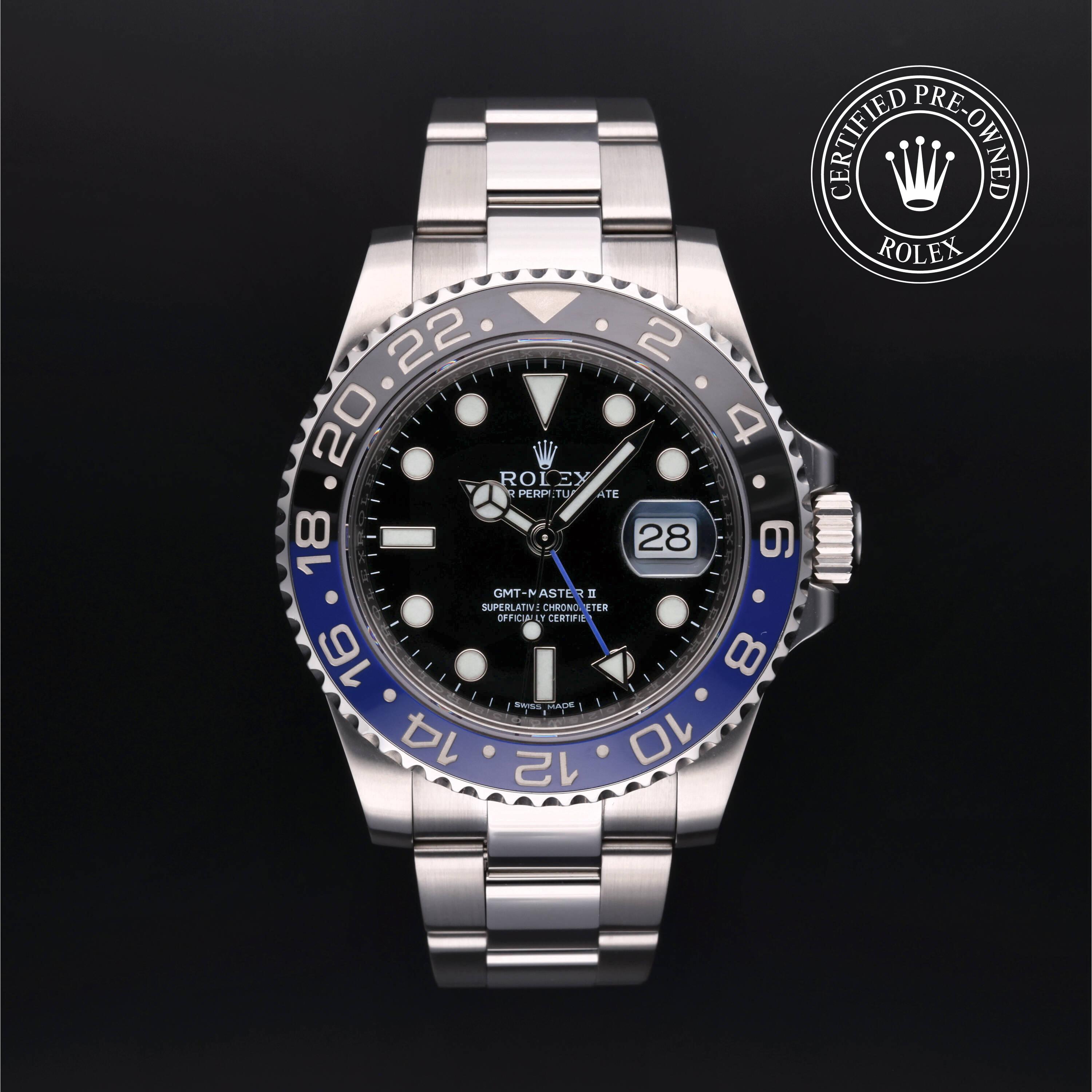 Rolex Certified Pre Owned GMT‑Master II 2013, 40 mm, Acier