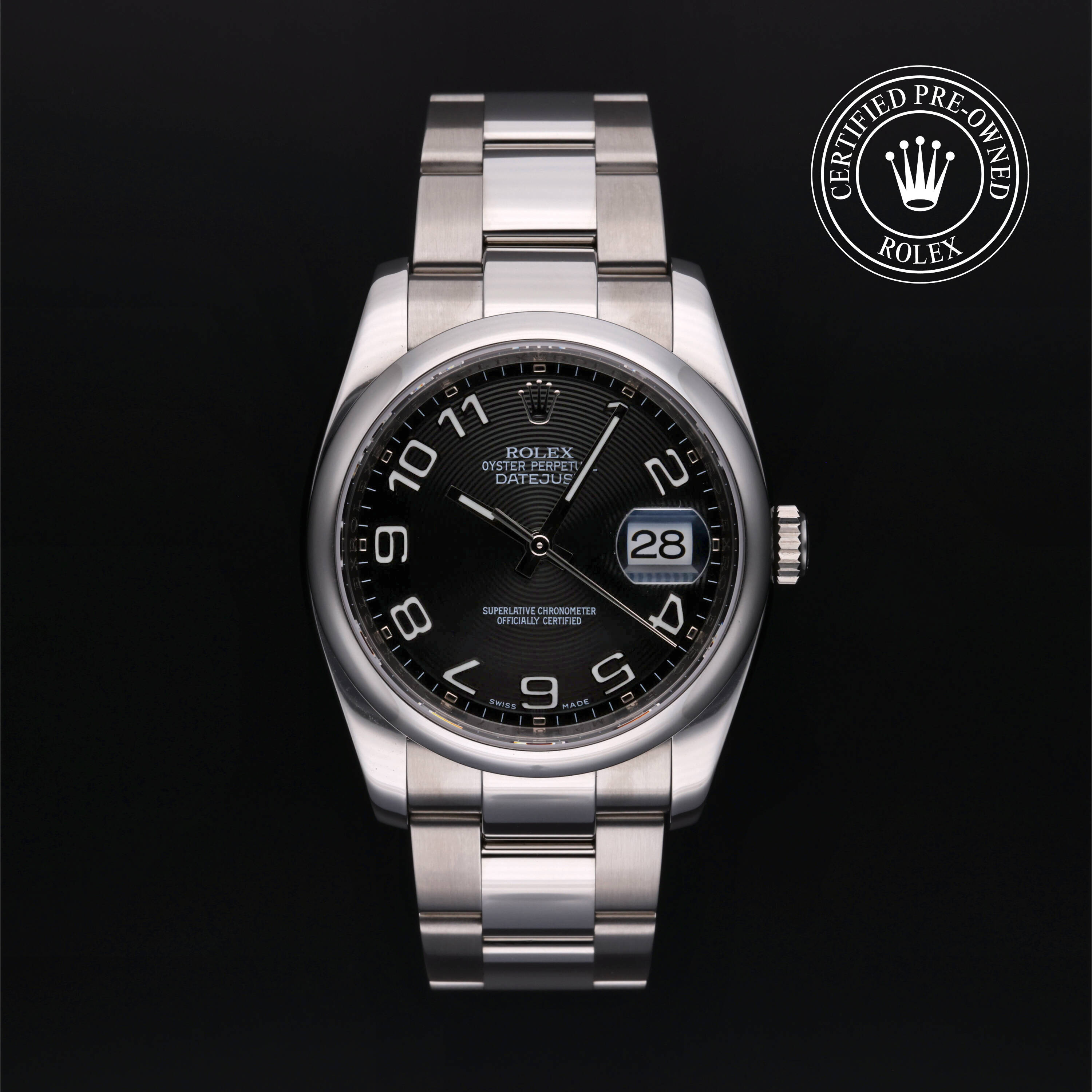 Rolex Certified Pre Owned Datejust 36 2008, 36 mm, Steel