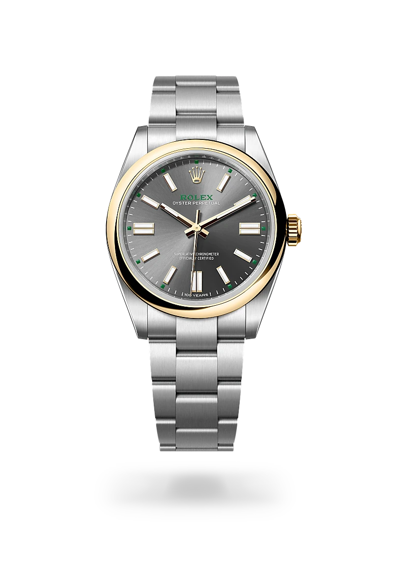 Rolex Oyster Perpetual 41 Oyster, 41 mm, acier Oystersteel et or jaune