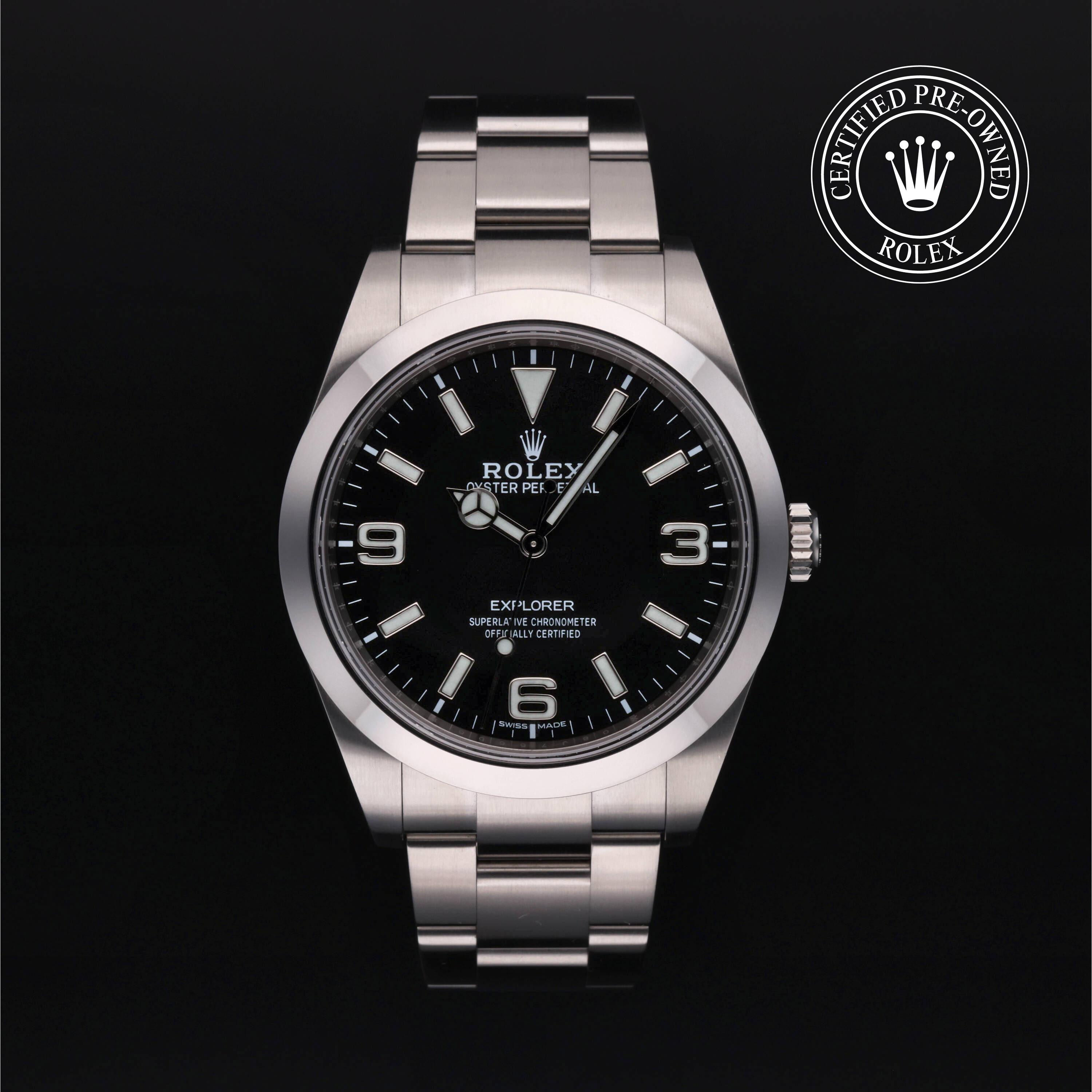 Rolex Certified Pre Owned Explorer 2020, 39 mm, Acier