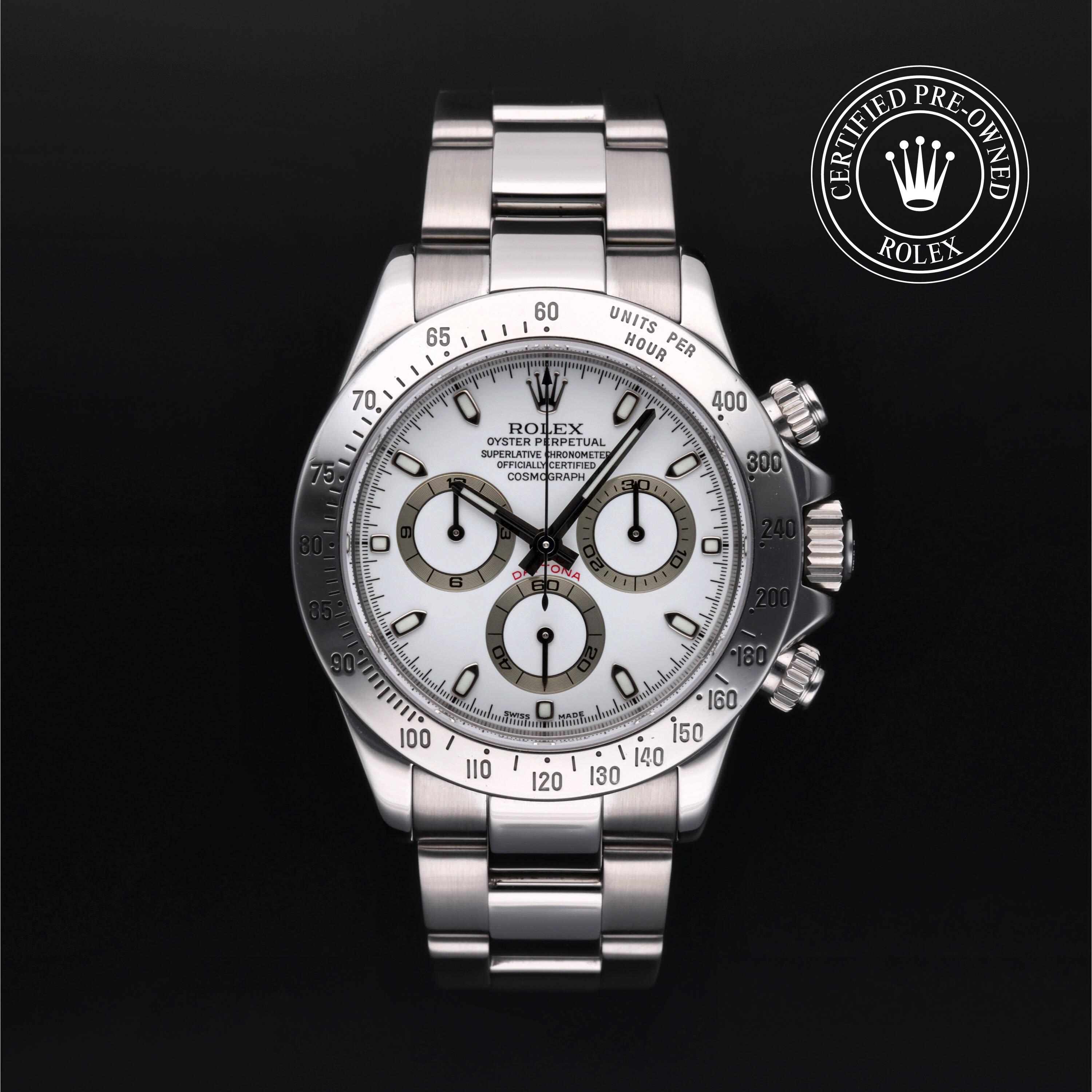 Rolex Certified Pre Owned Cosmograph Daytona 2004, 40 mm, Acier