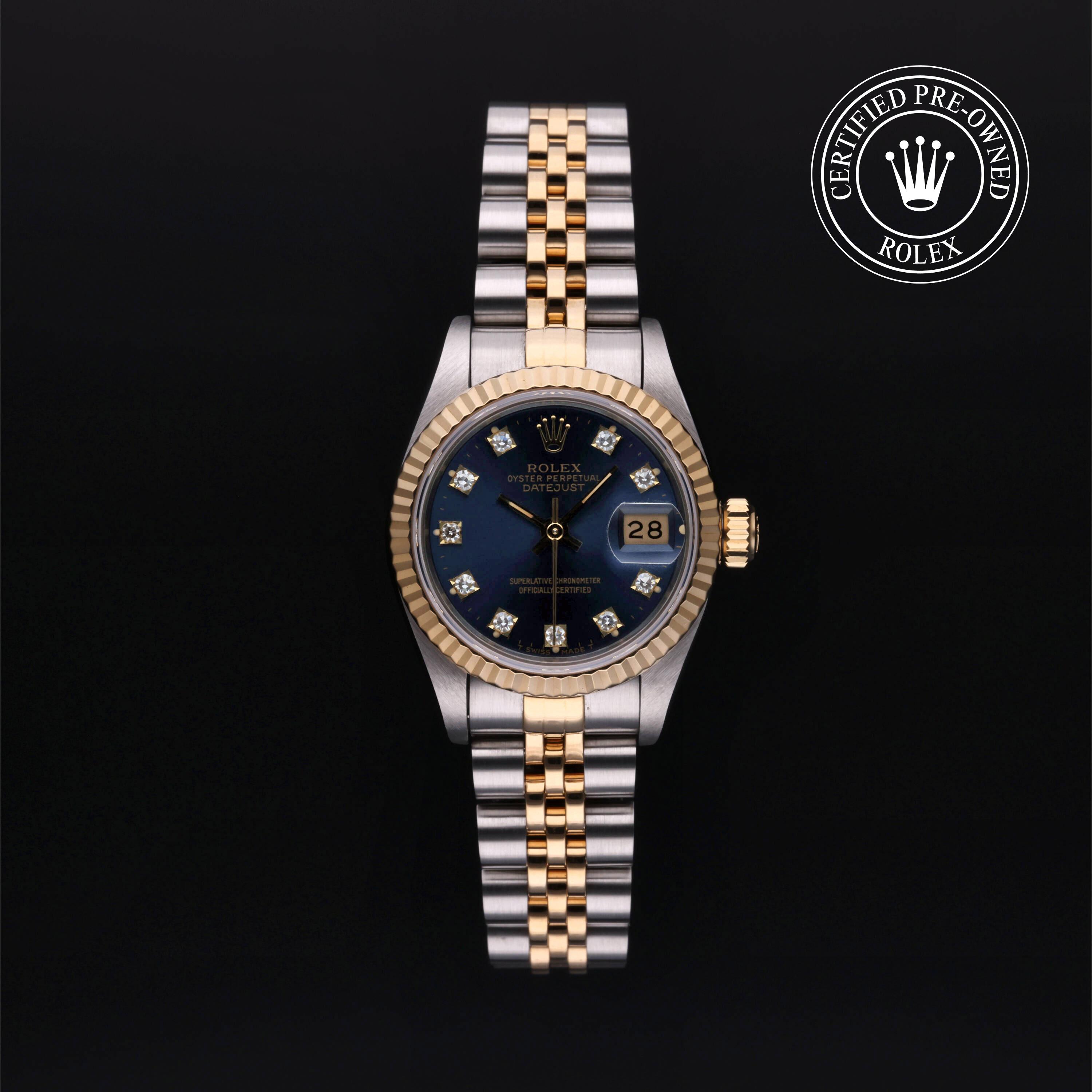 Rolex Certified Pre Owned Lady-Datejust 26 1993, 26 mm, Rolesor 18 Carat Yellow