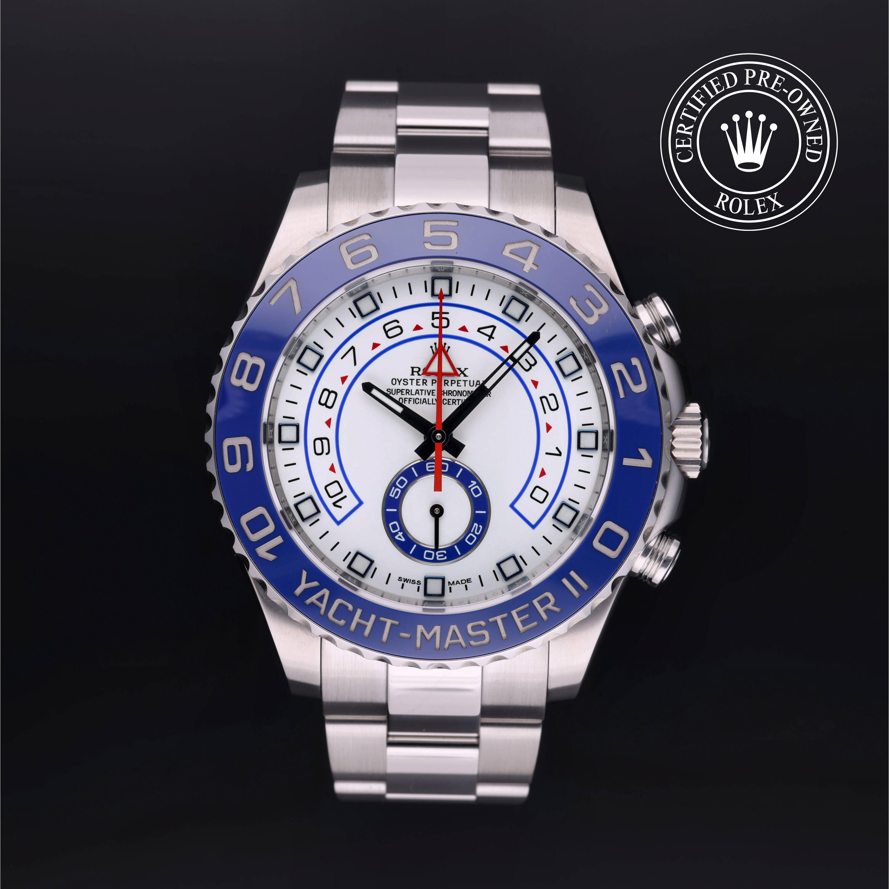 Rolex Certified Pre Owned Yacht-Master II 2017, 44 mm, Acier