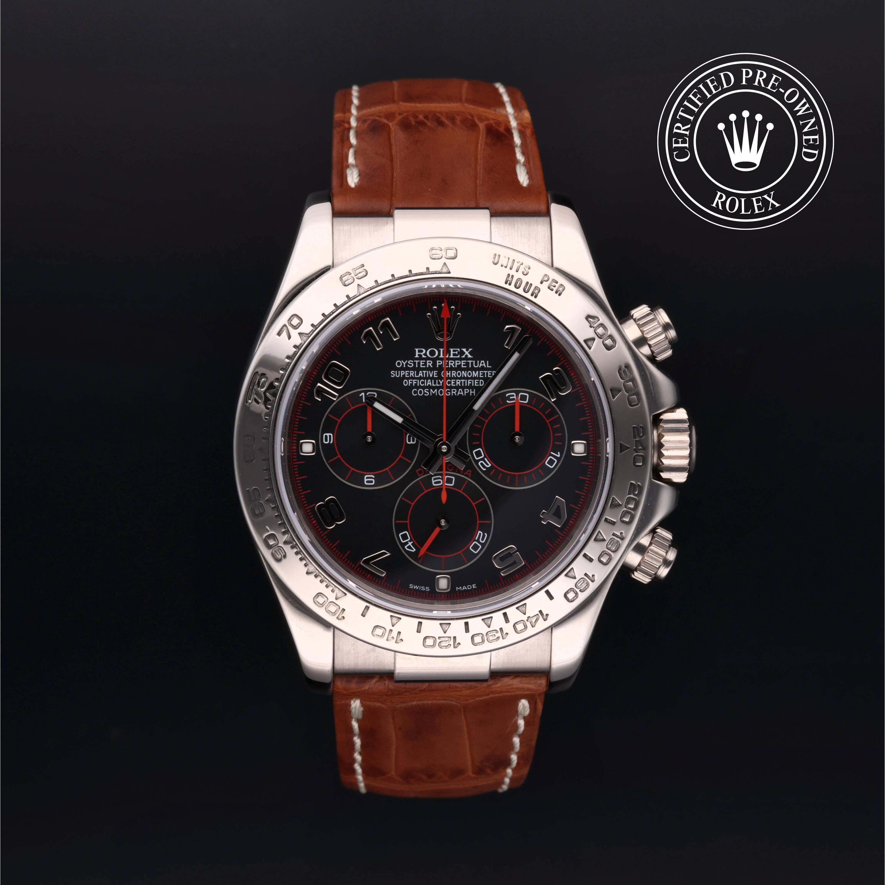 Rolex Certified Pre Owned Cosmograph Daytona 2003, 40 mm, Gold 18 Carat White