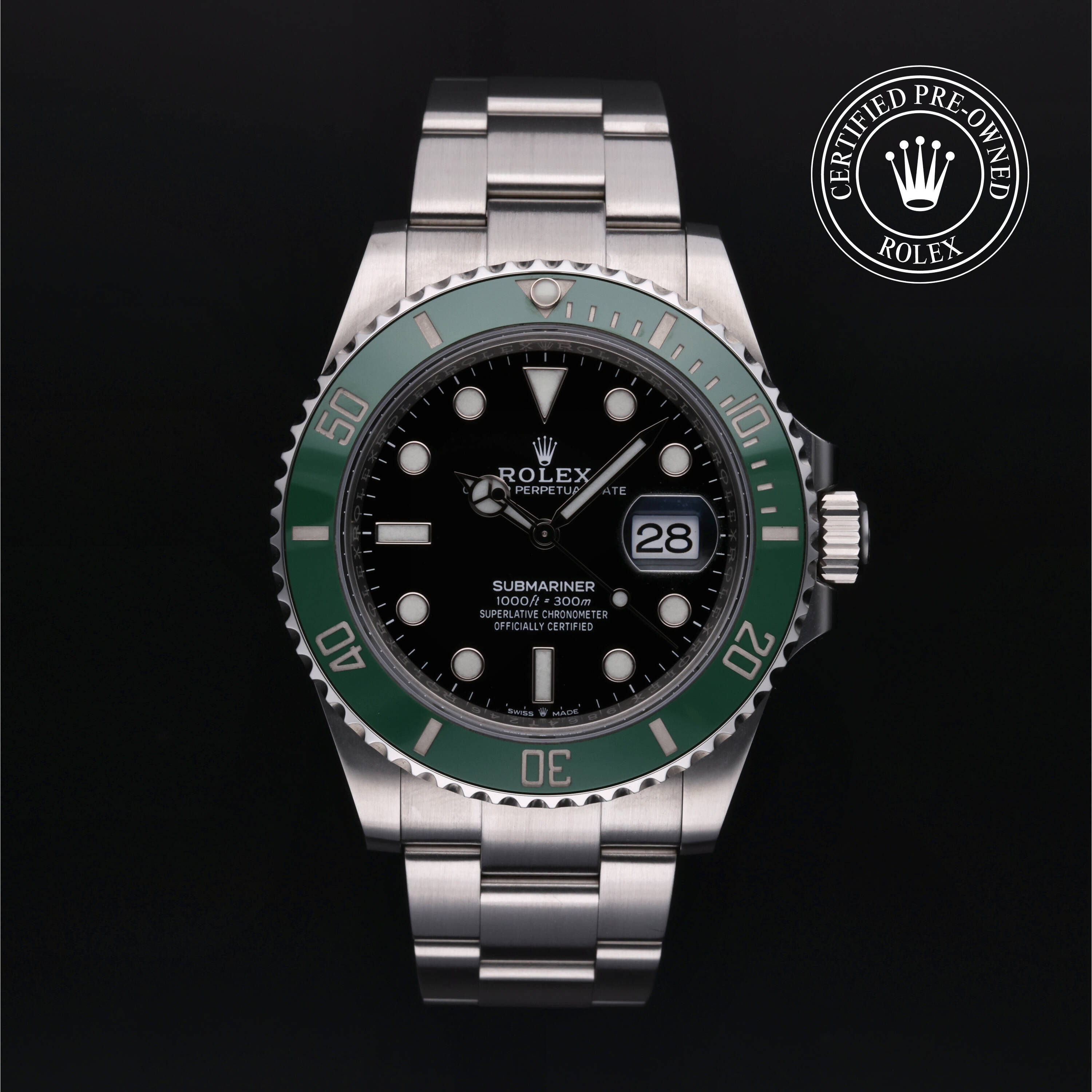 Rolex Certified Pre Owned Submariner Date 2022, 41 mm, Acier