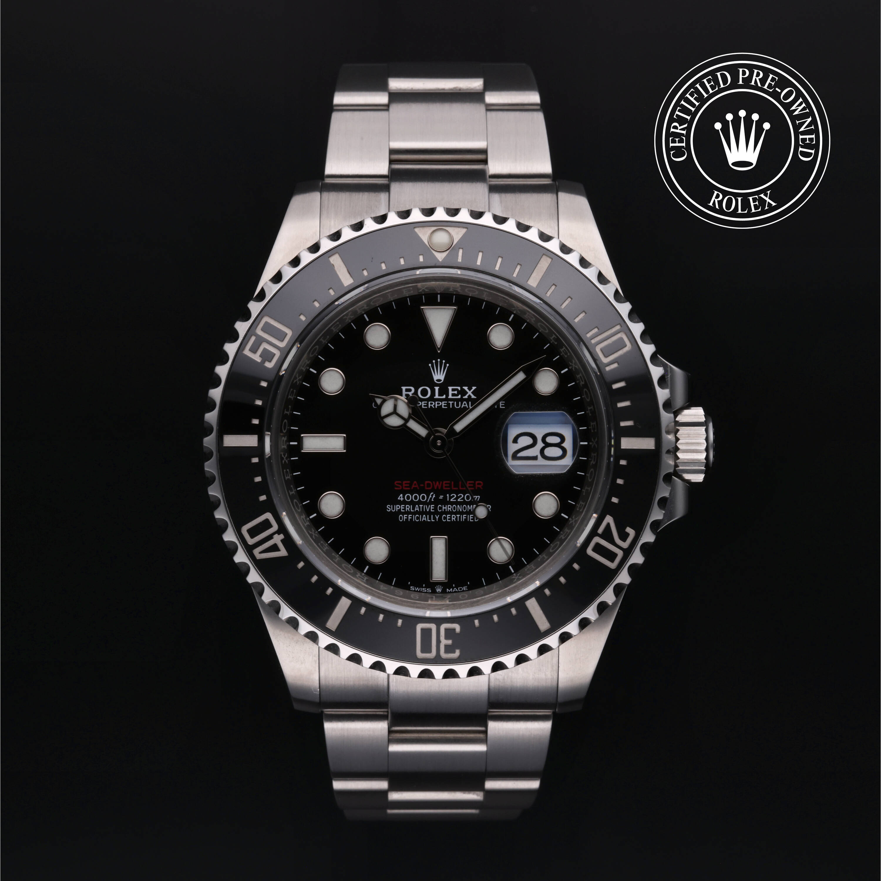 Rolex Certified Pre Owned Sea-Dweller 2020, 43 mm, Acier