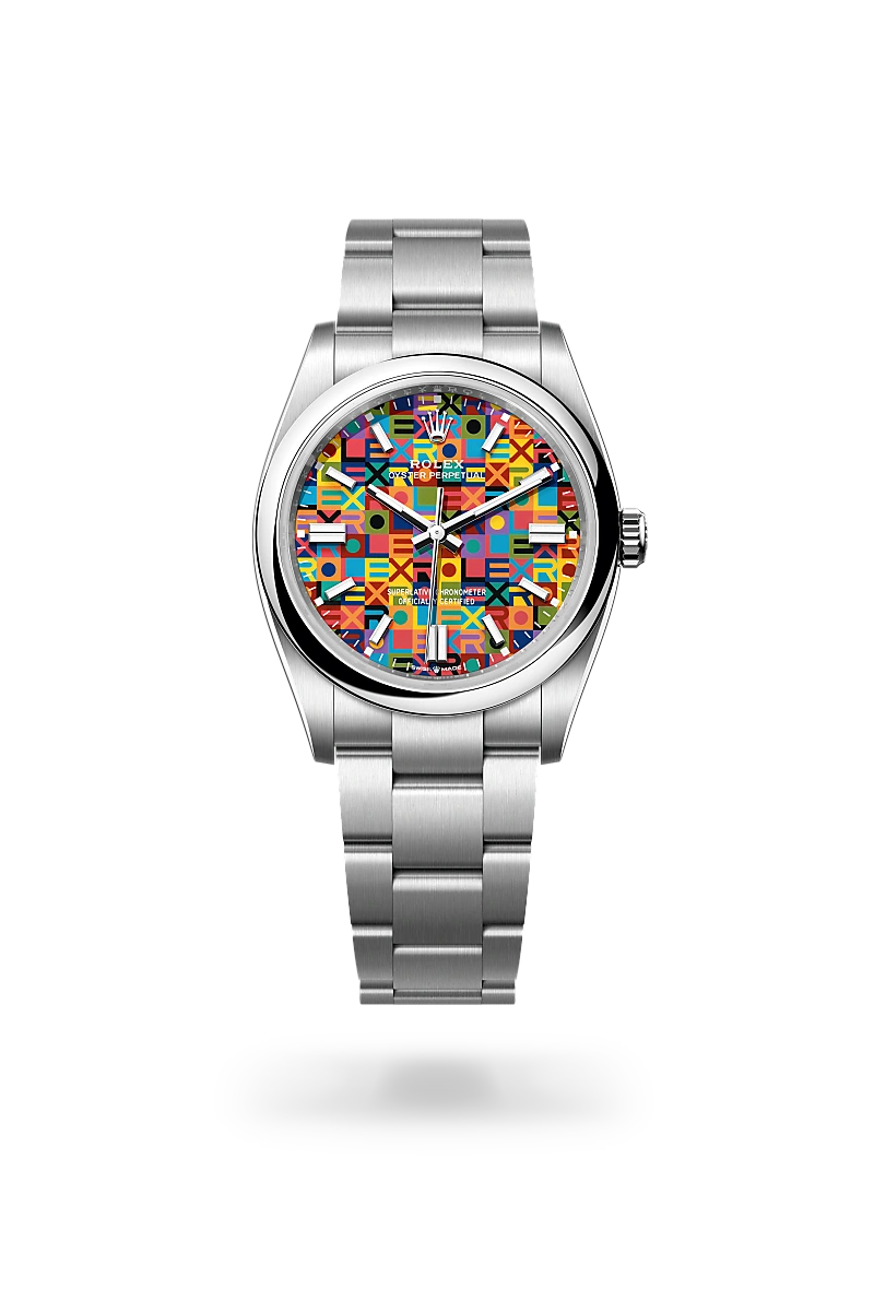 Rolex Oyster Perpetual 36 Oyster, 36 mm, acier Oystersteel