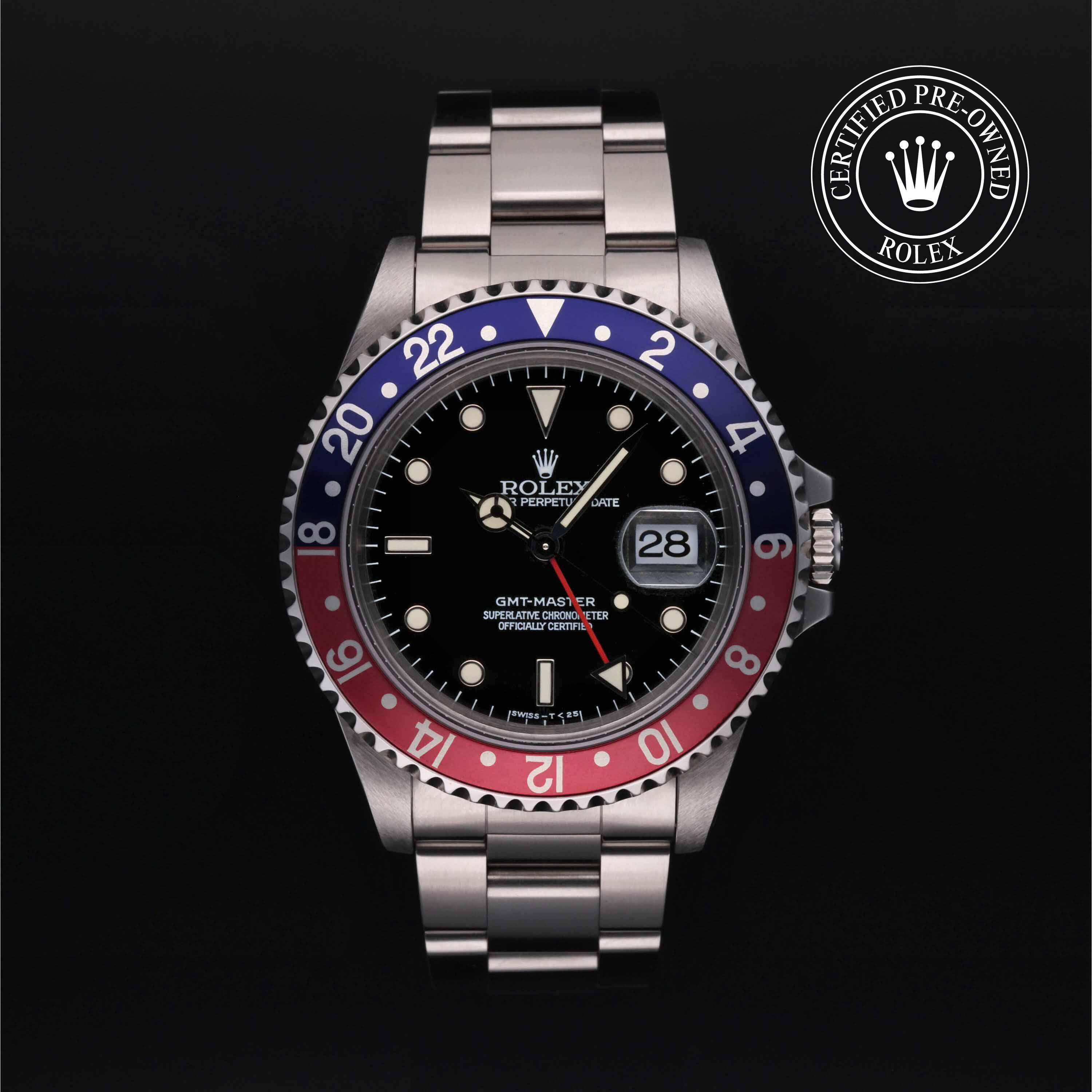 Rolex Certified Pre Owned GMT-Master 1996, 40 mm, Acier