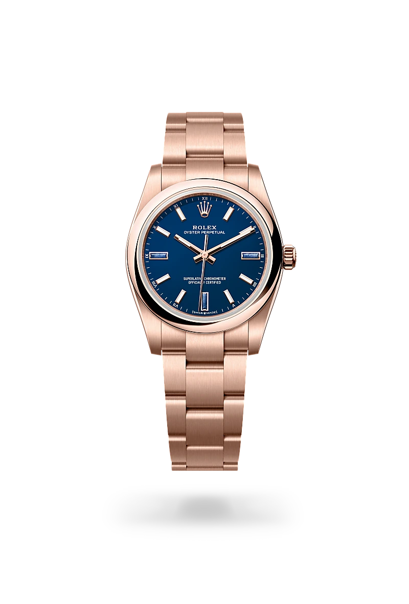 Rolex Oyster Perpetual 34 Oyster, 34 mm, or Everose