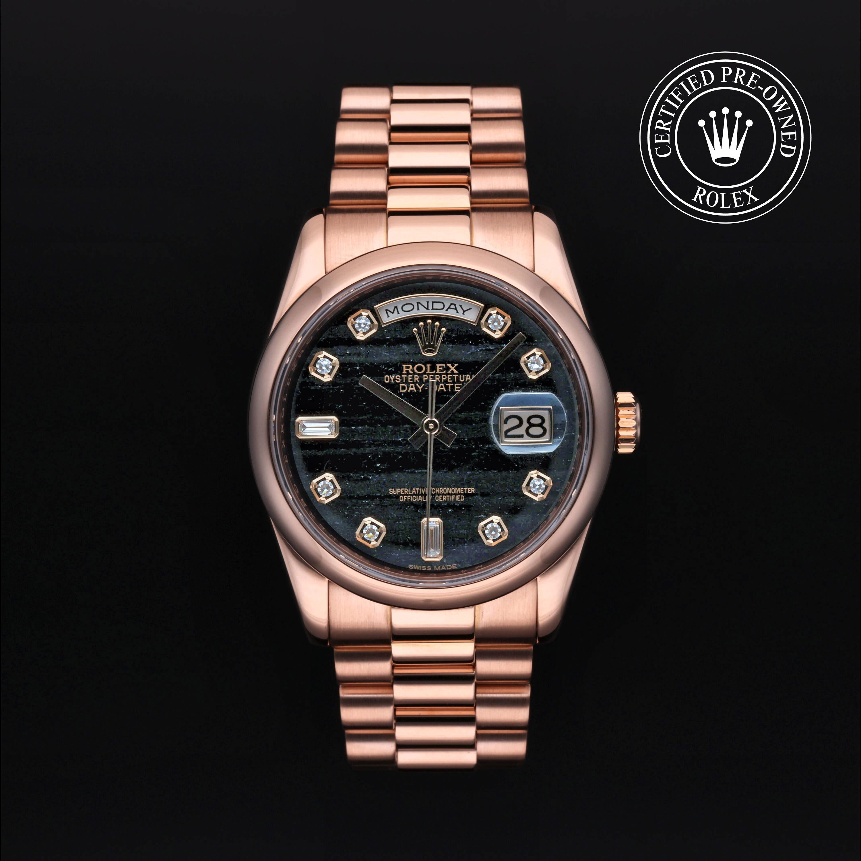 Rolex Certified Pre Owned Day-Date 36 2008, 36 mm, Or 18 Carat Rouge