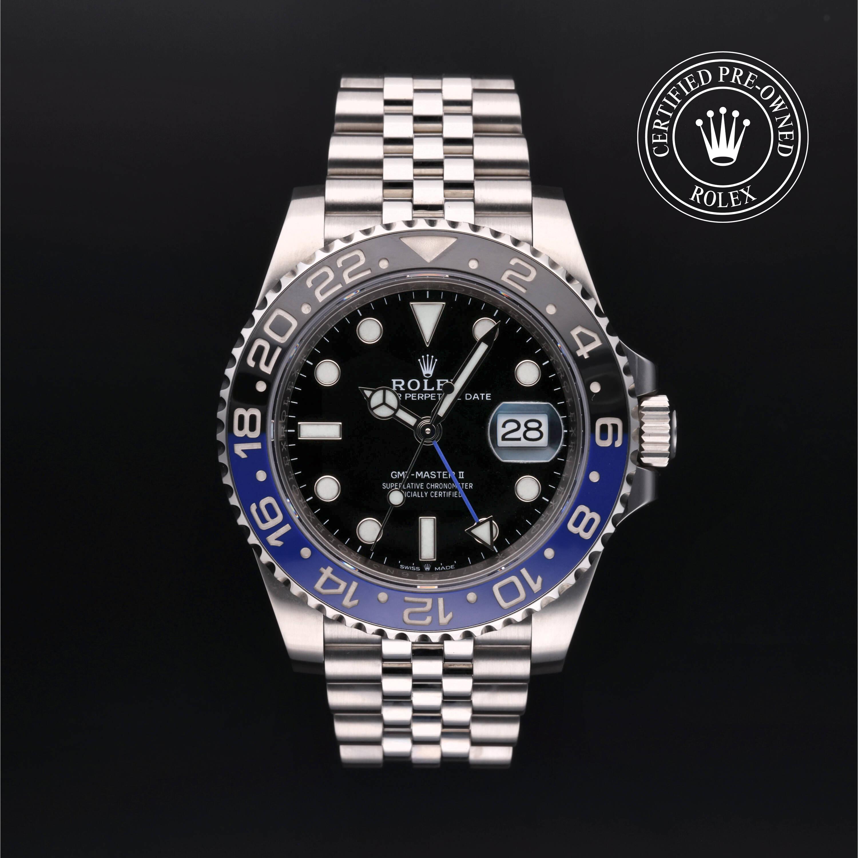 Rolex Certified Pre Owned GMT‑Master II 2019, 40 mm, Acier
