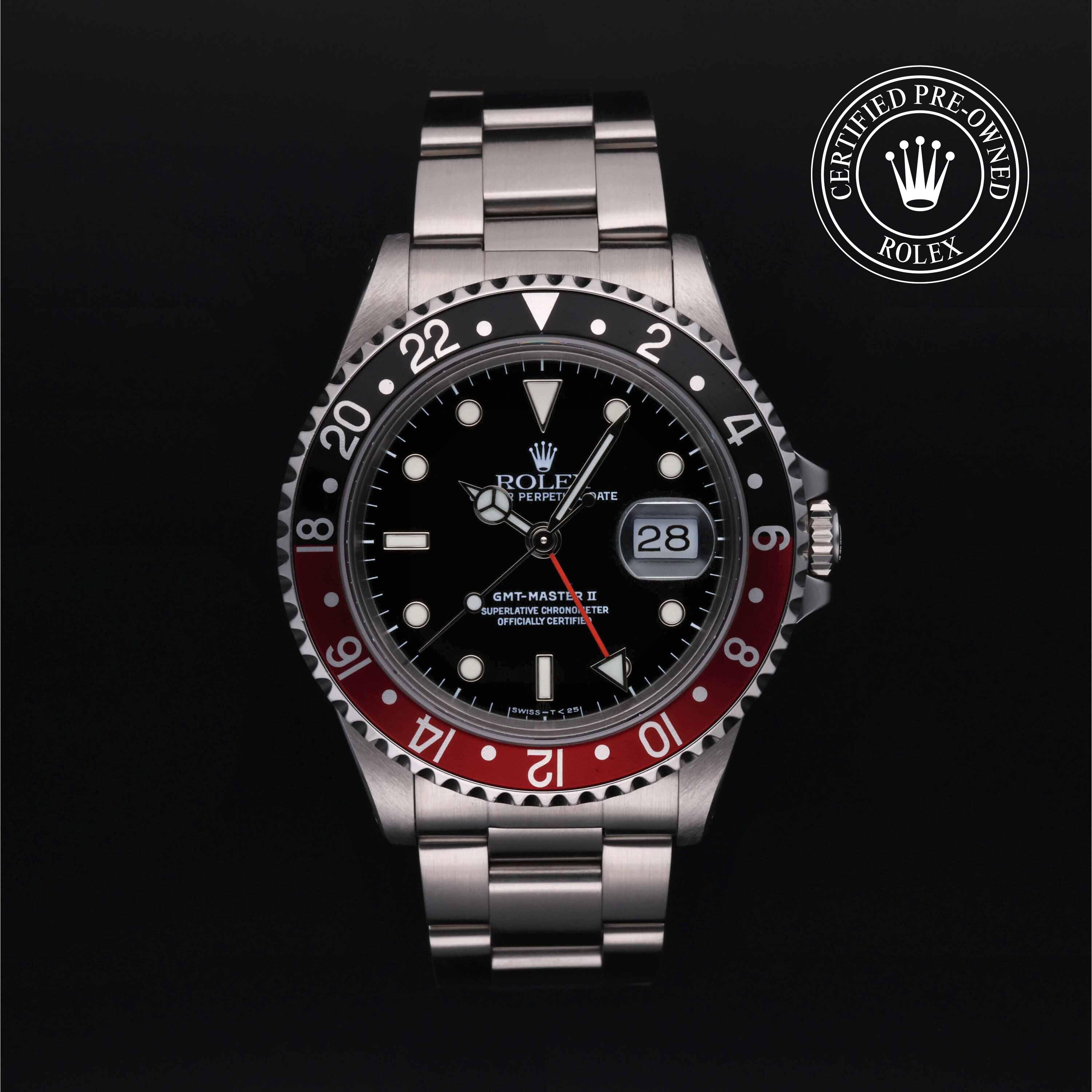 Rolex Certified Pre Owned GMT-Master II 1991, 40 mm, Acier