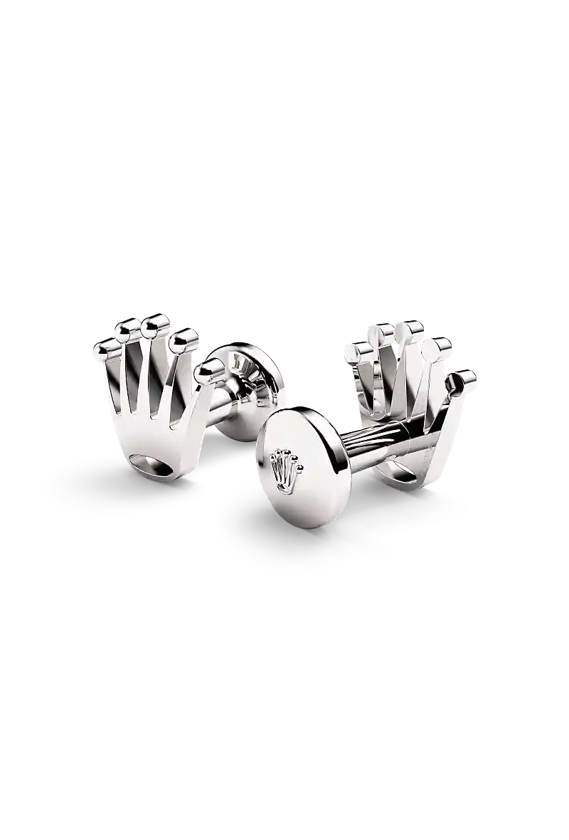 Rolex ‘Crown’ cufflinks White gold