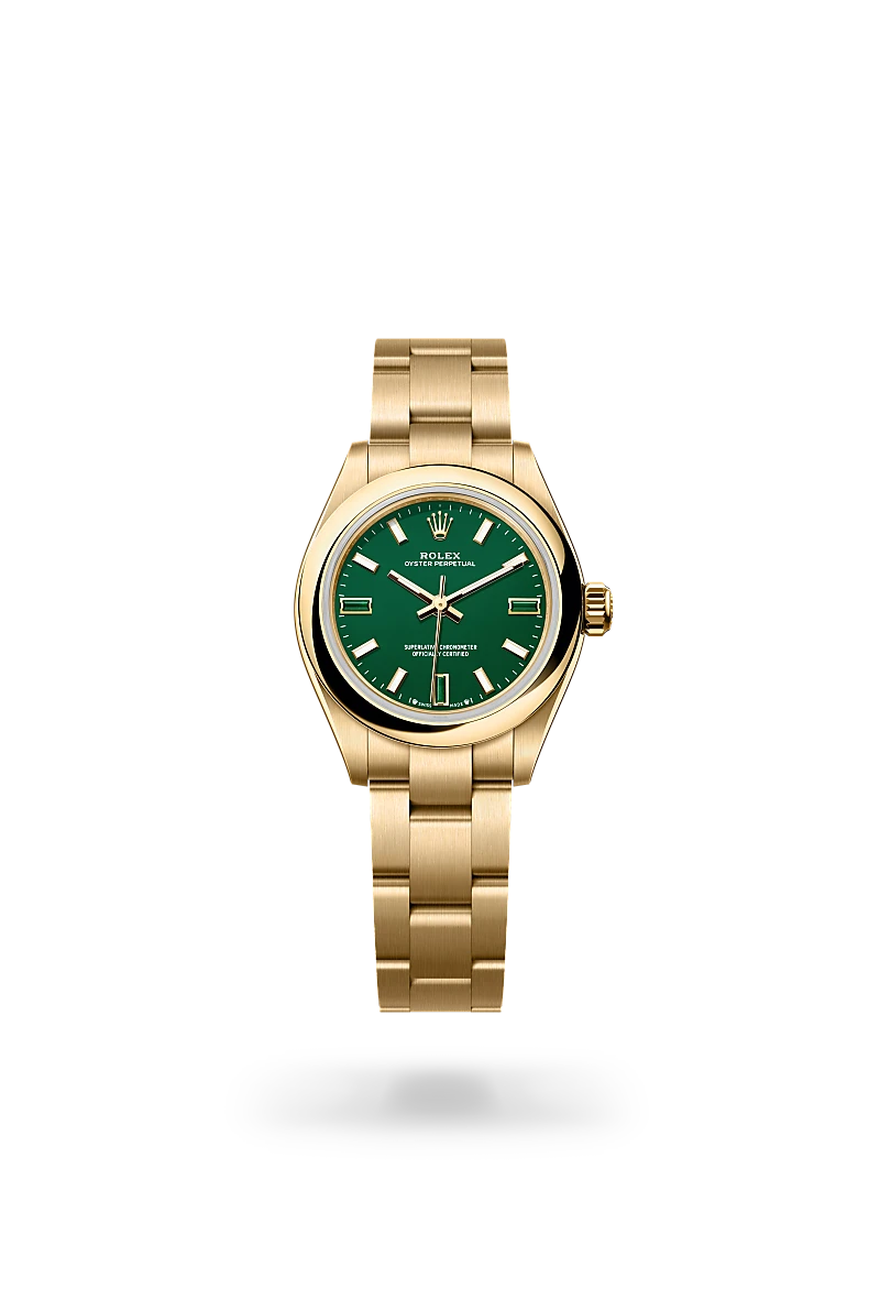 Rolex Oyster Perpetual 28 Oyster, 28 mm, or jaune
