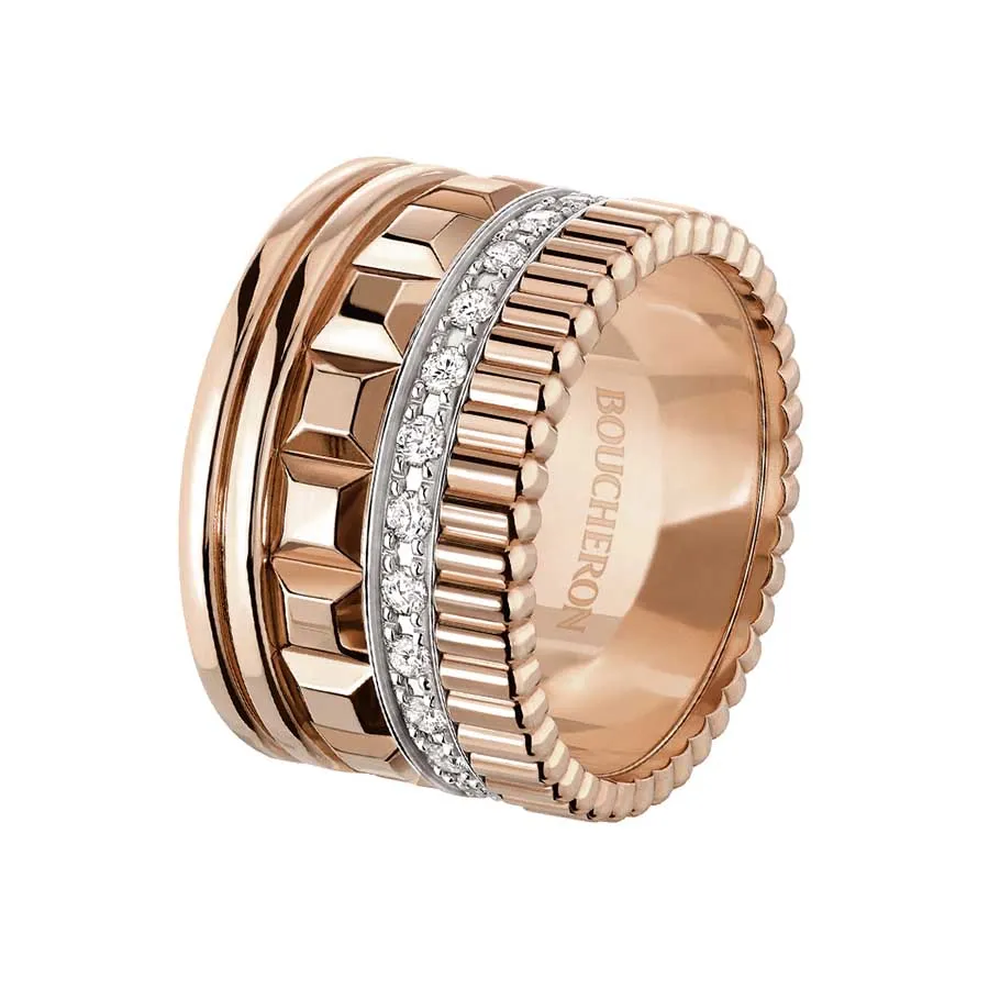 Esprit Joaillerie Boucheron Haute Joaillerie BAGUE QUATRE RADIANT EDITION,  GRAND MODÈLE