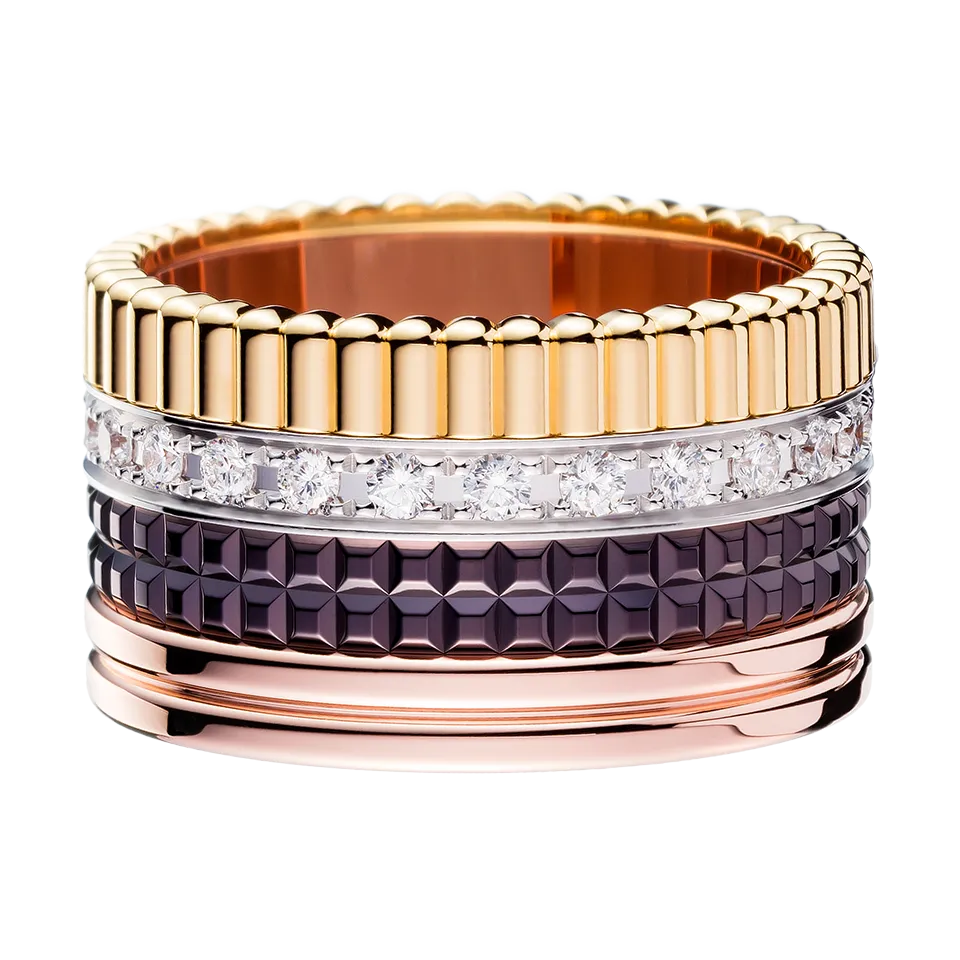 Lachinita Bague Pivoine Boucheron Occasion Bague Quatre Classique