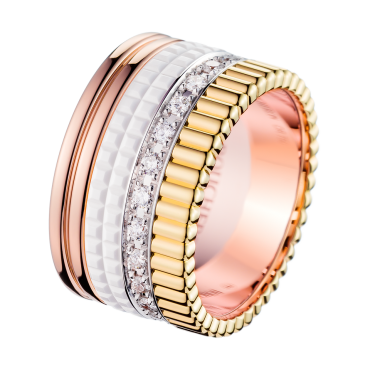 Bague Quatre White Edition Large Ref JRG01599 48 Boucheron MAIER